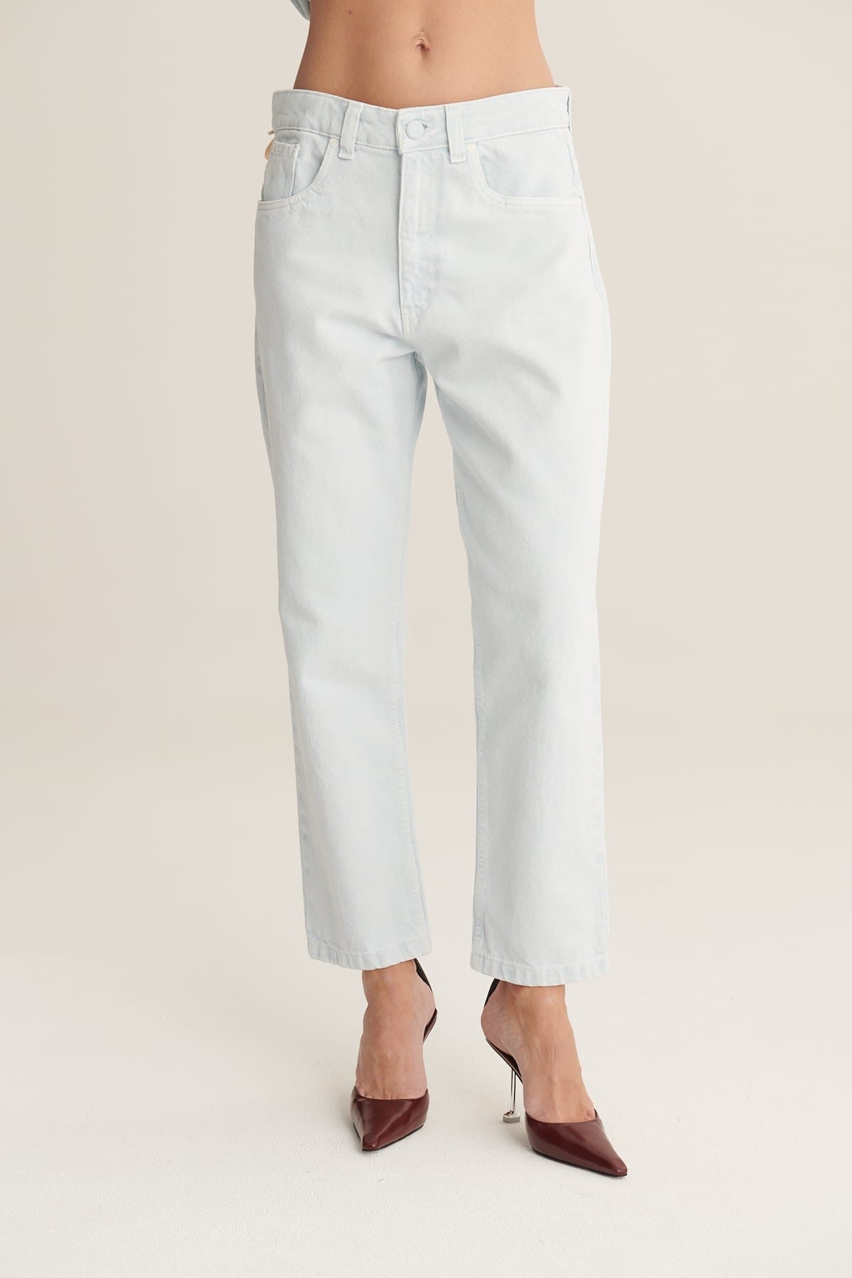 Pale blue Jeans Mom Fit image 4