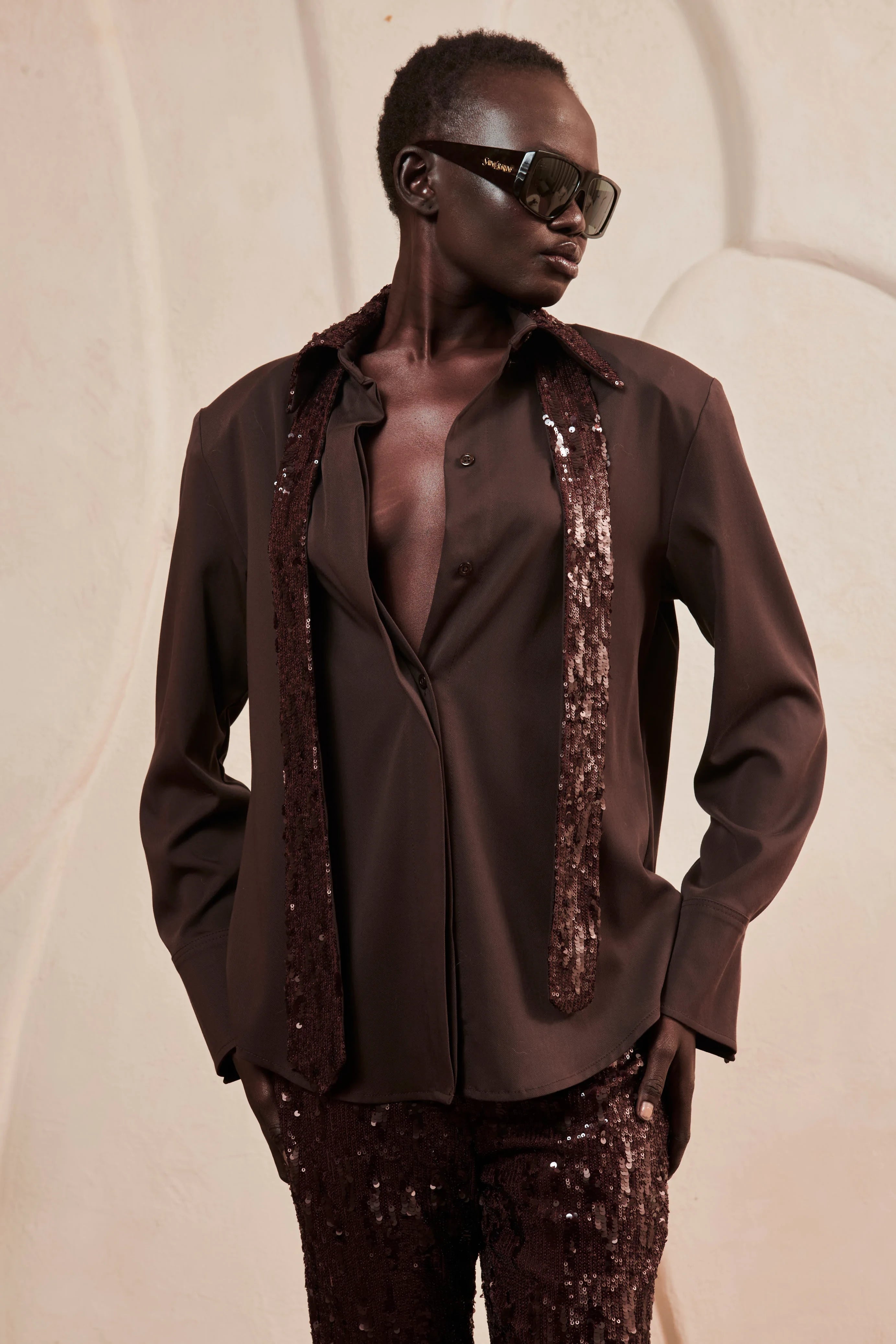 Brown Sparkle shirt image 2