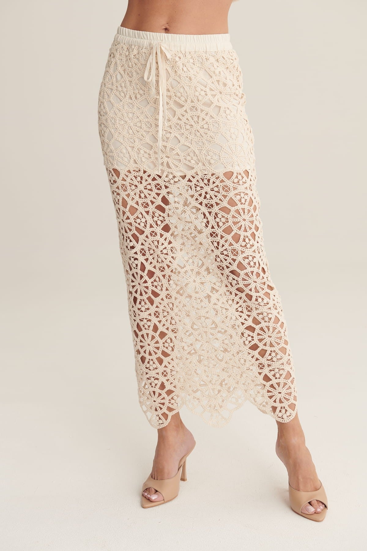 Patterned Crochet skirt image 2