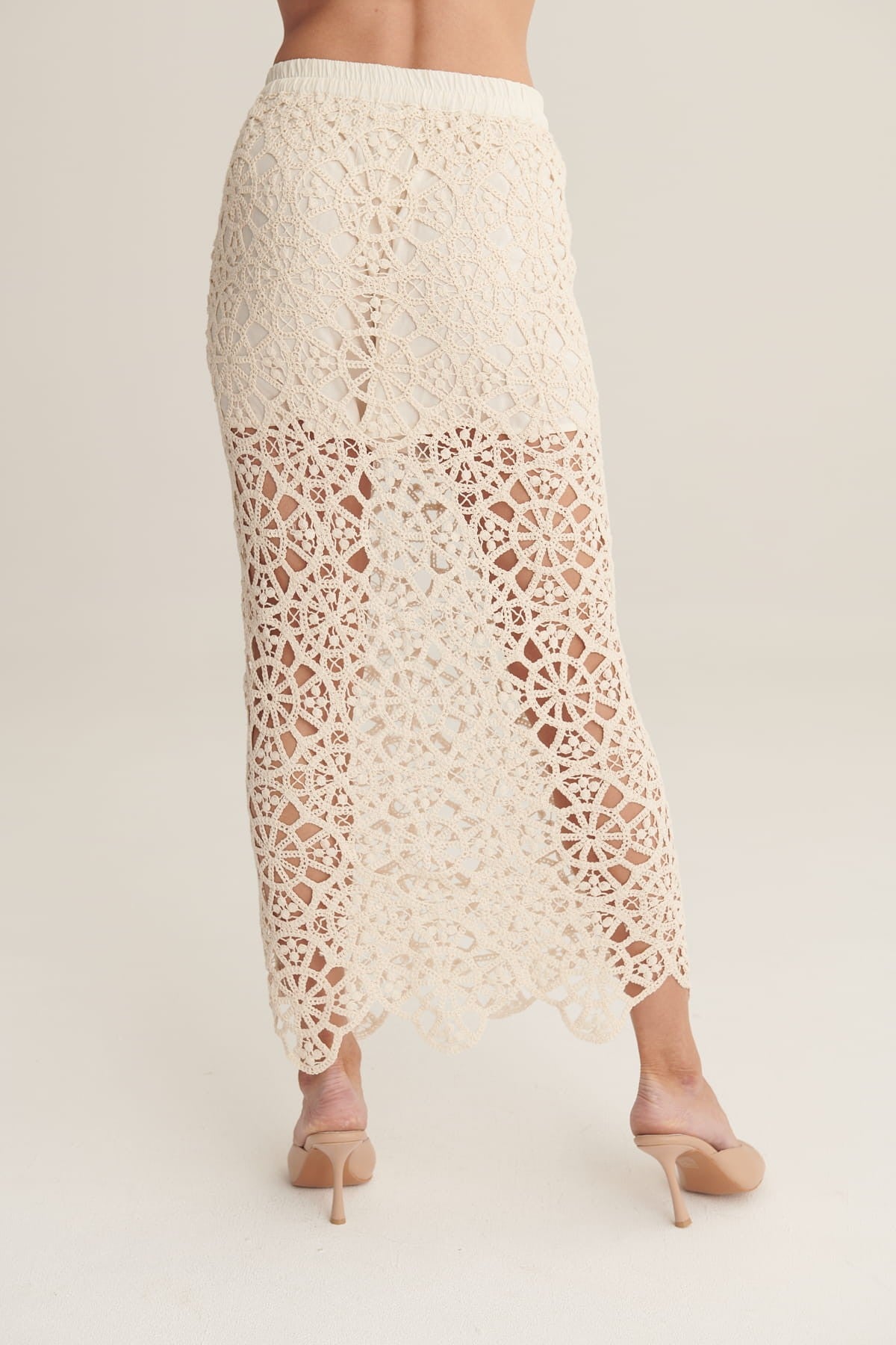 Patterned Crochet skirt image 3