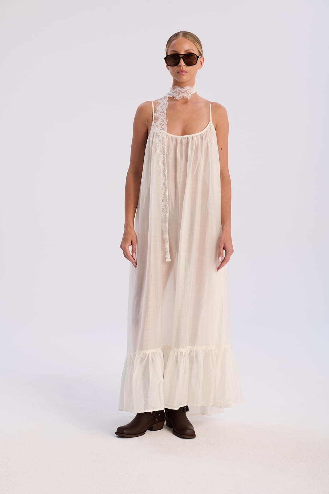 Cream Dress Aire image 2
