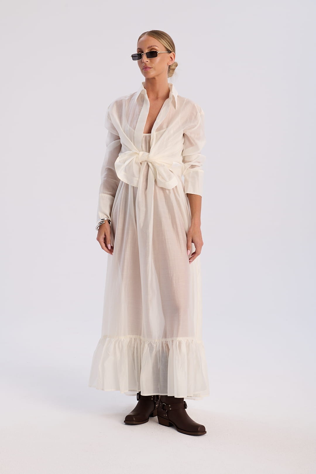 Cream Dress Aire image 6