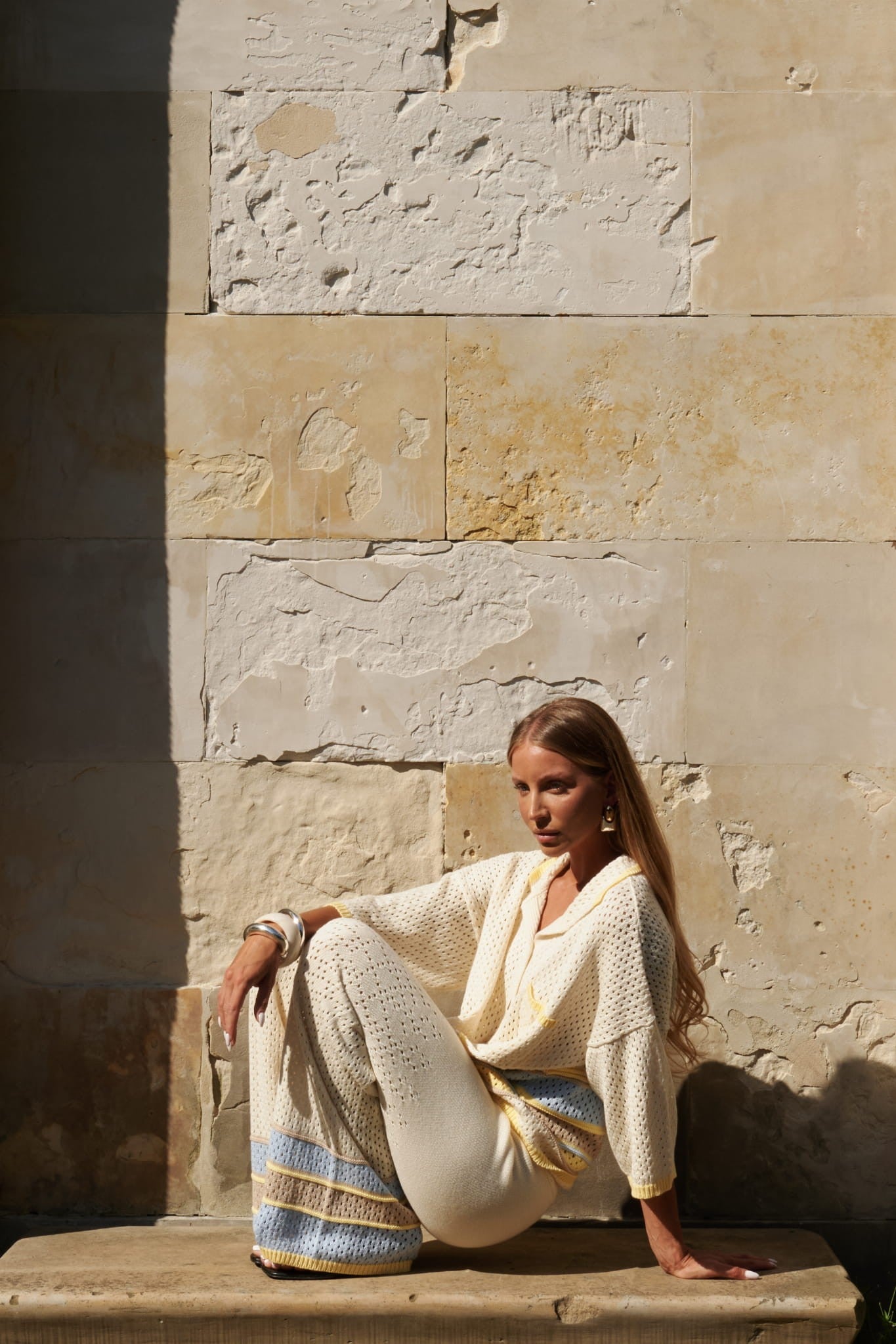 Blue with beige Laura set image 6