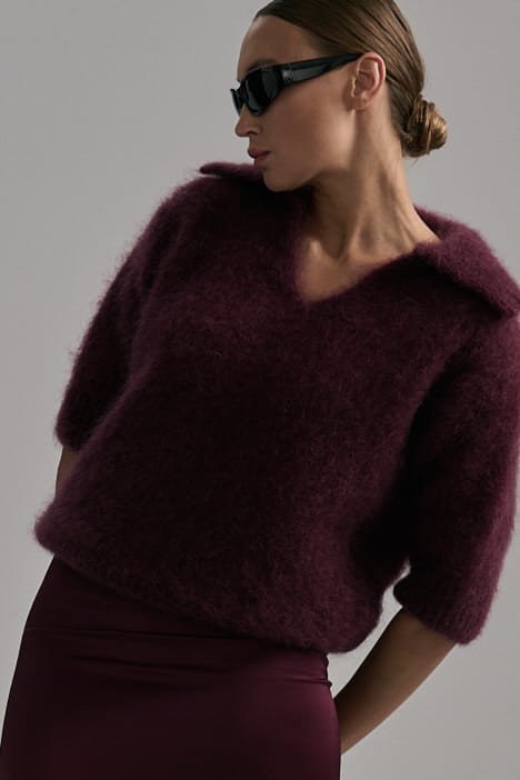 Burgundy Lori sweater image 4