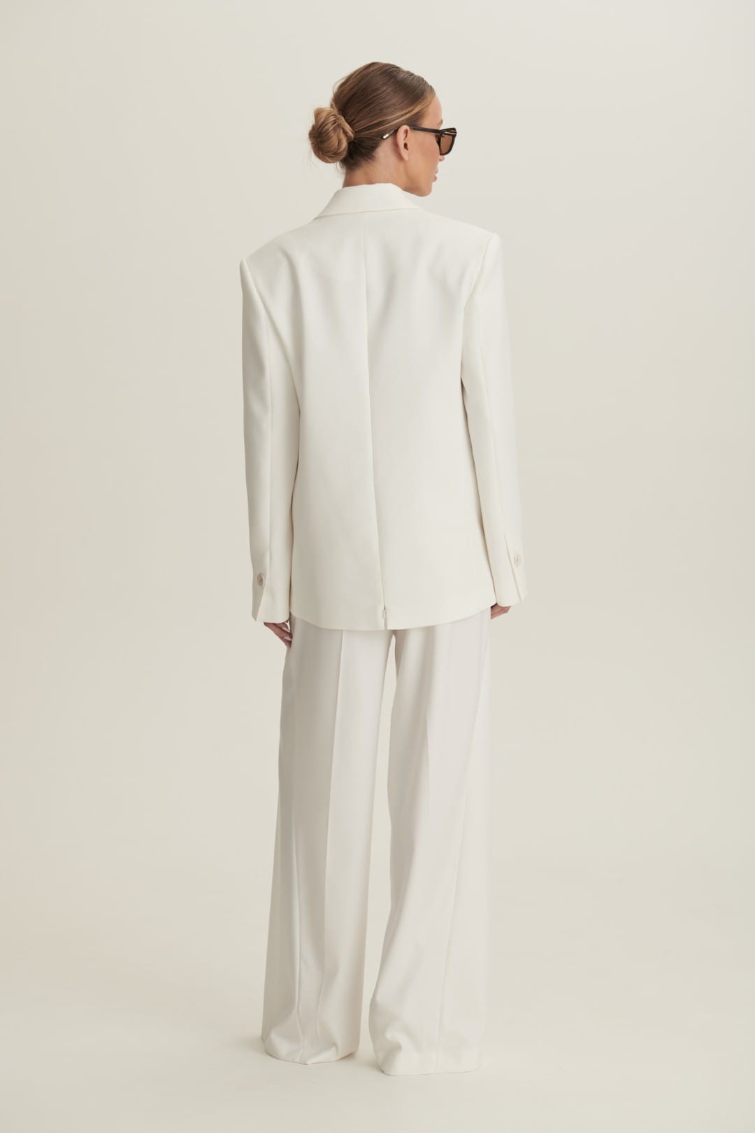 Cream white Dolce suit image 8