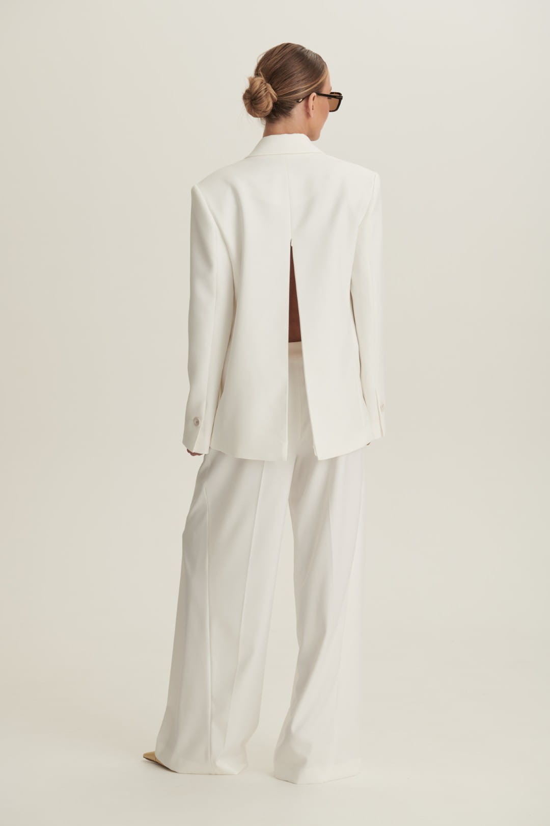 Cream white Dolce suit image 9