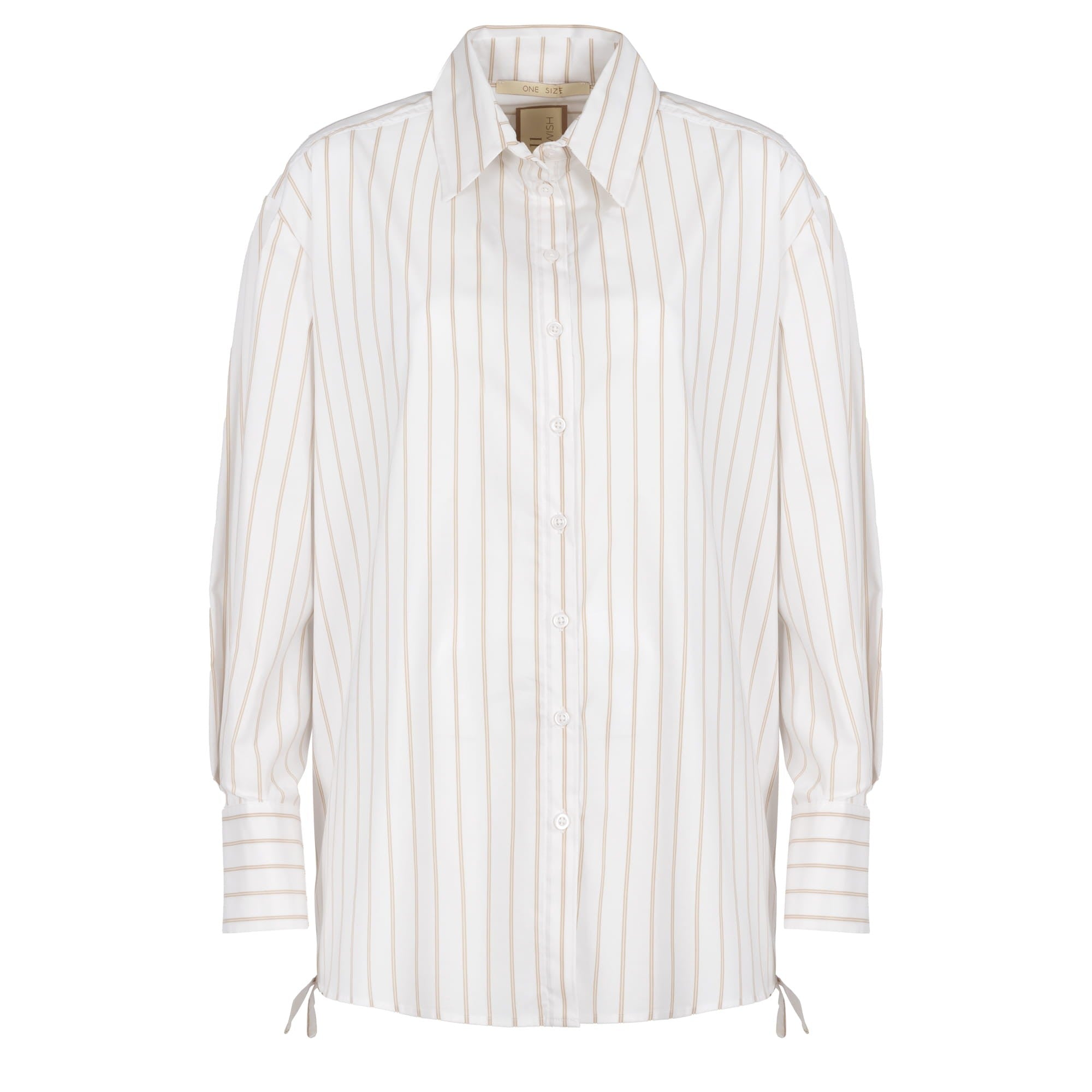 Cream with beige Giulia shirt image 3