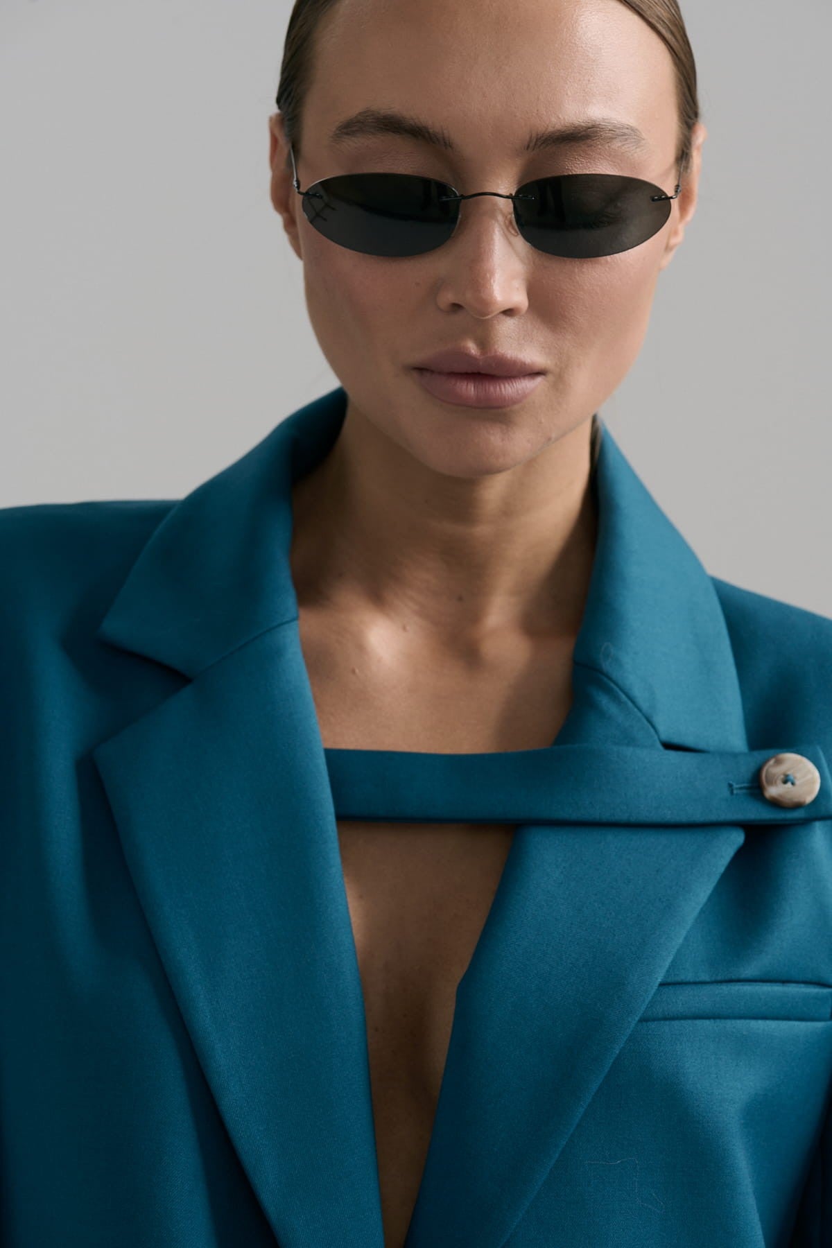 Turquoise Vivien jacket image 2