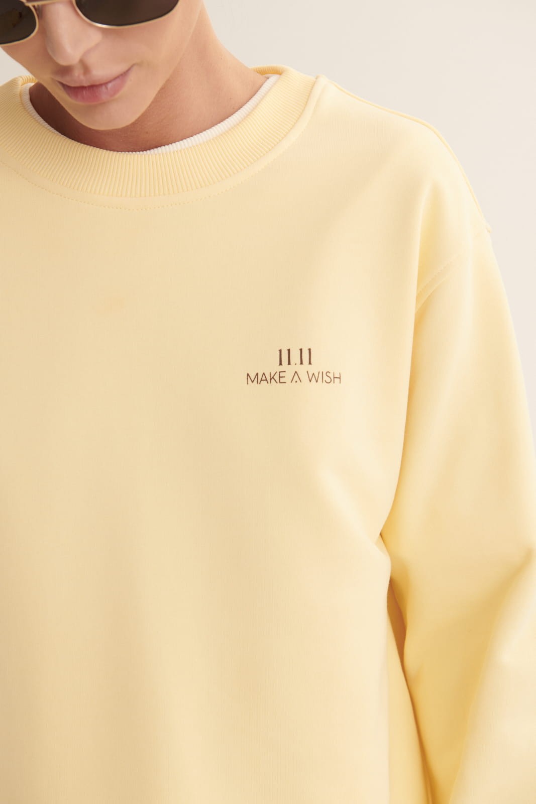 Pastel yellow Delicat sweatshirt image 7
