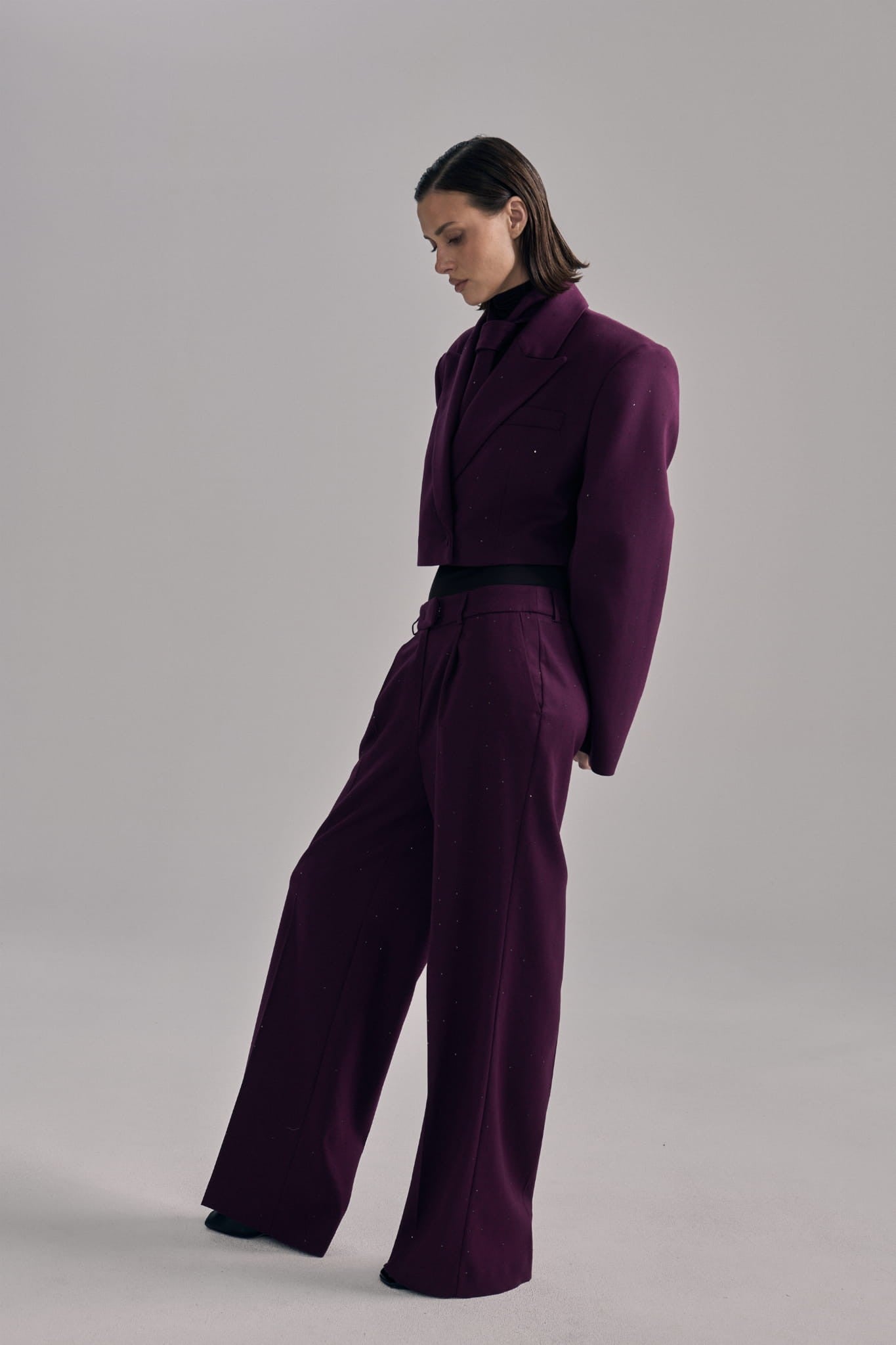Burgundy Shine suit image 2