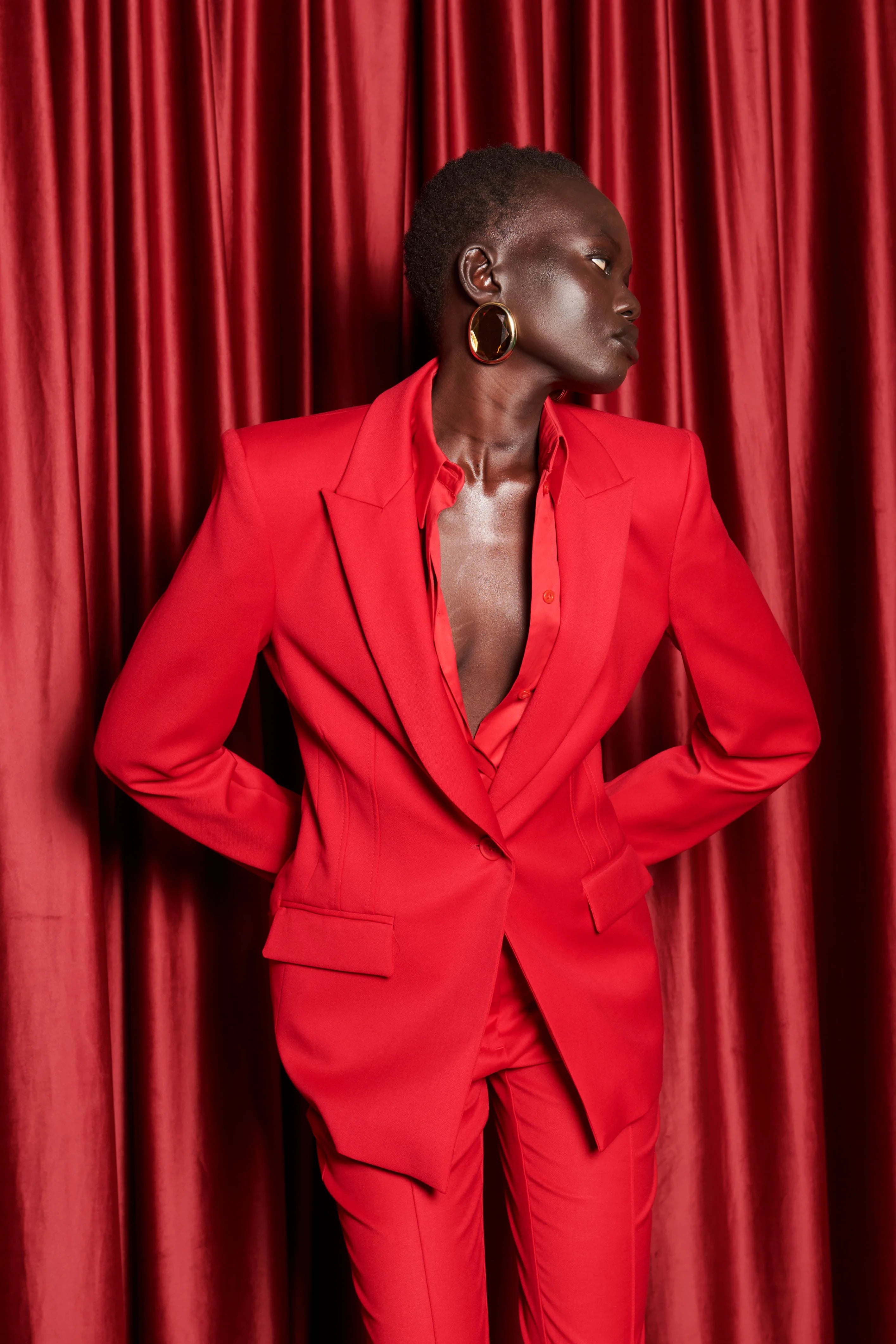 Red Ariana jacket image 2