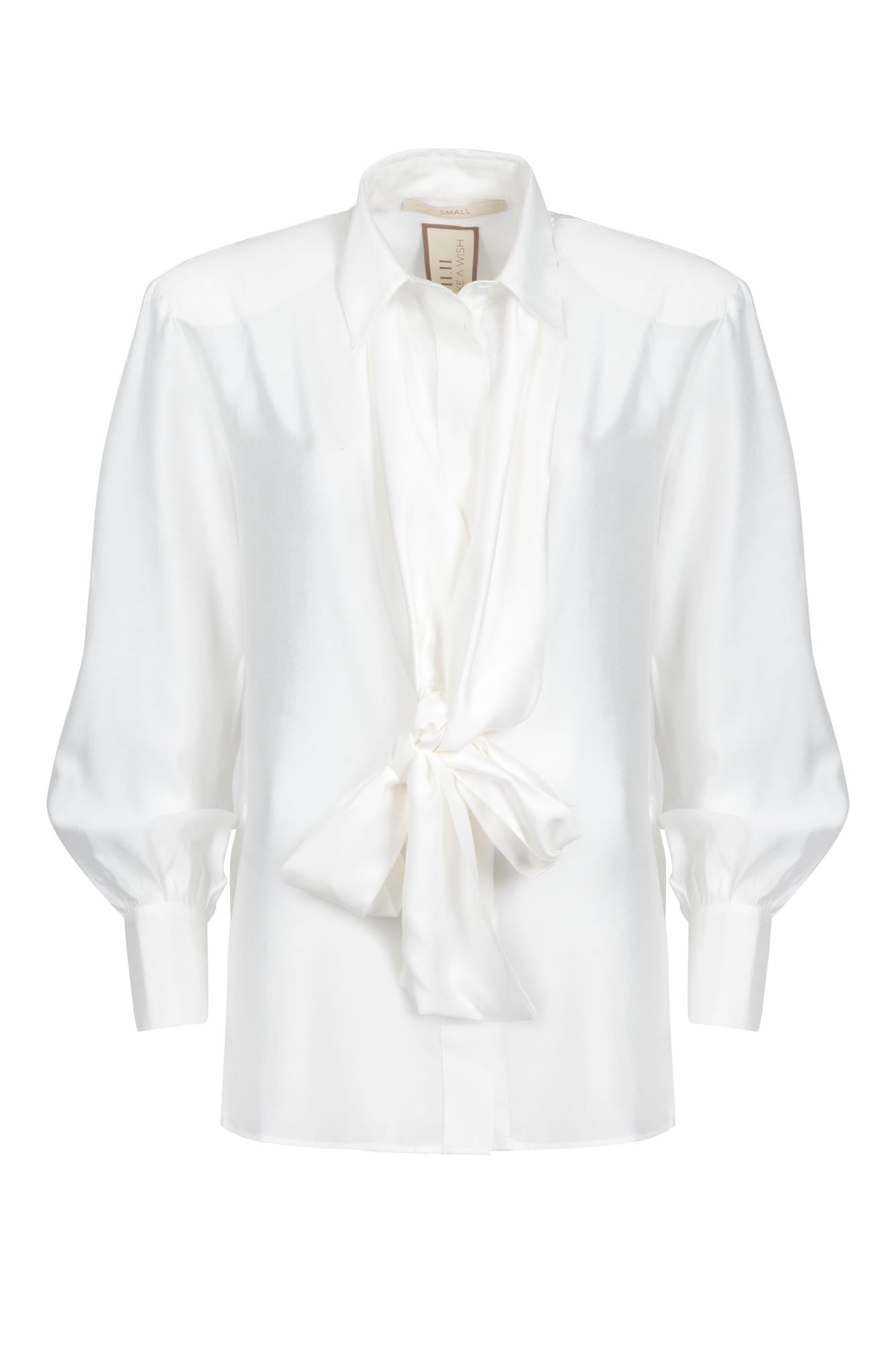 White Bow blouse image 1