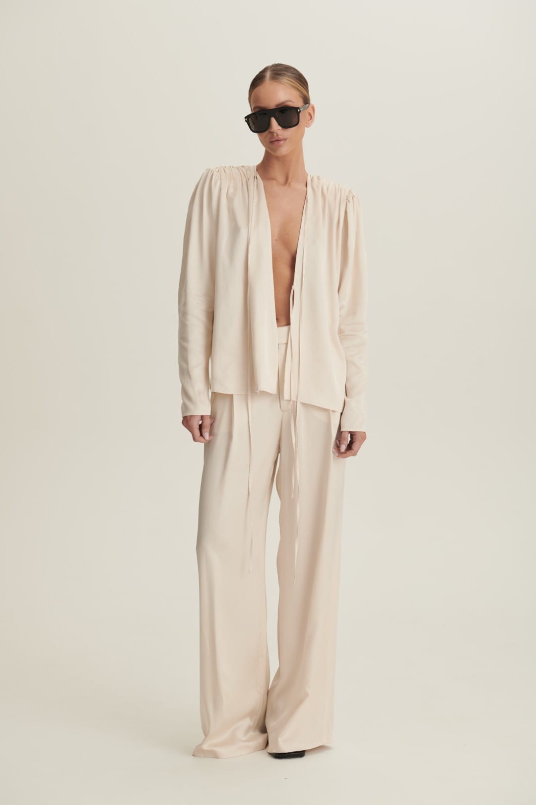 Cream Chloe blouse image 1