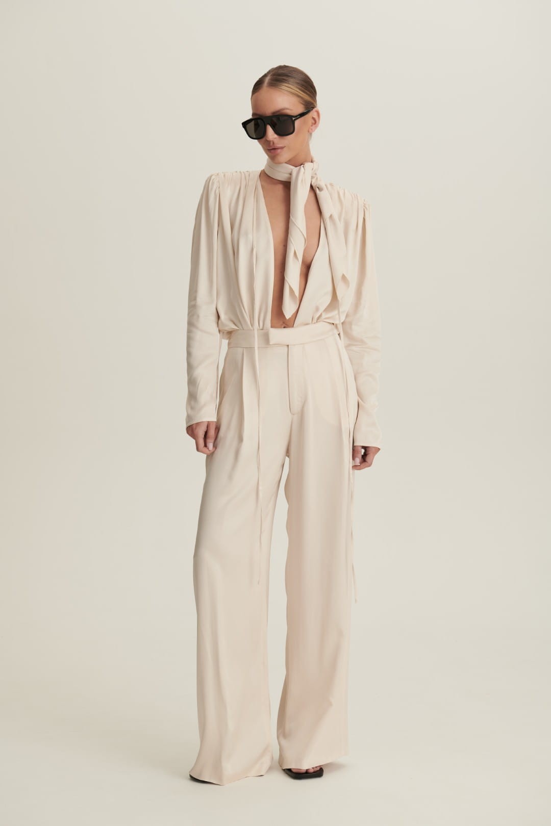 Cream Chloe blouse image 2
