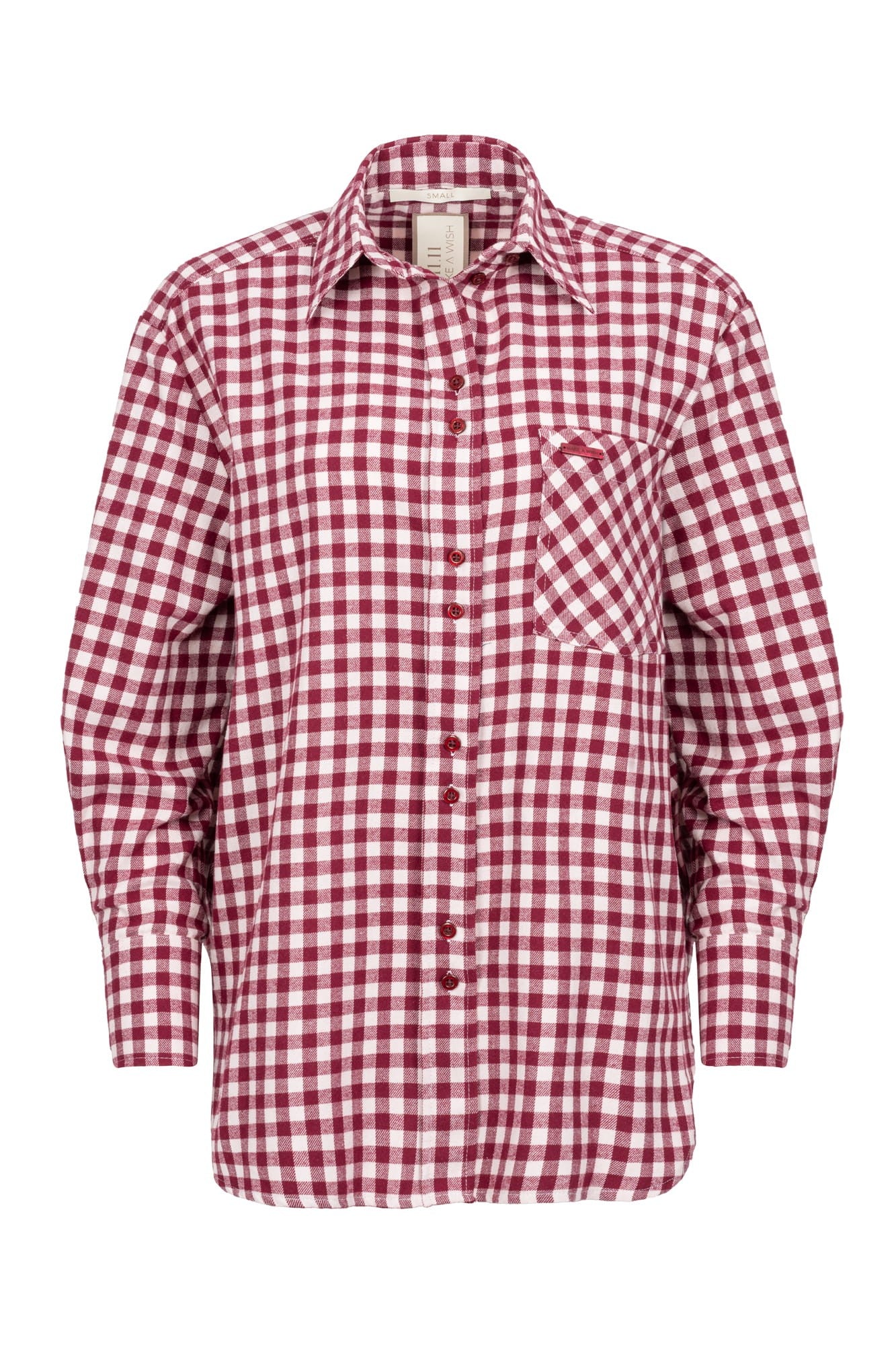 Burgundy Kiri shirt image 1