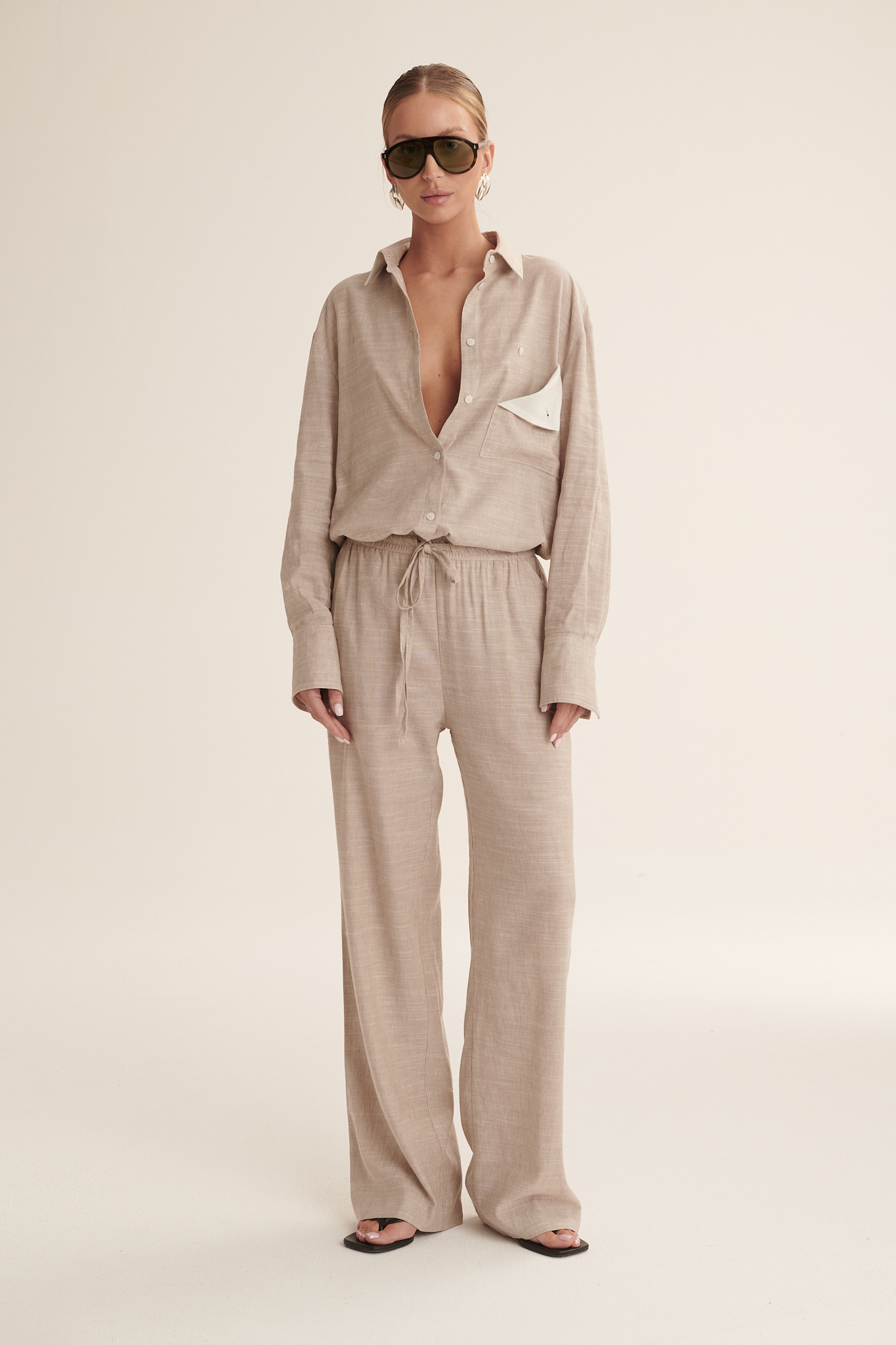 Beige Layla shirt image 1