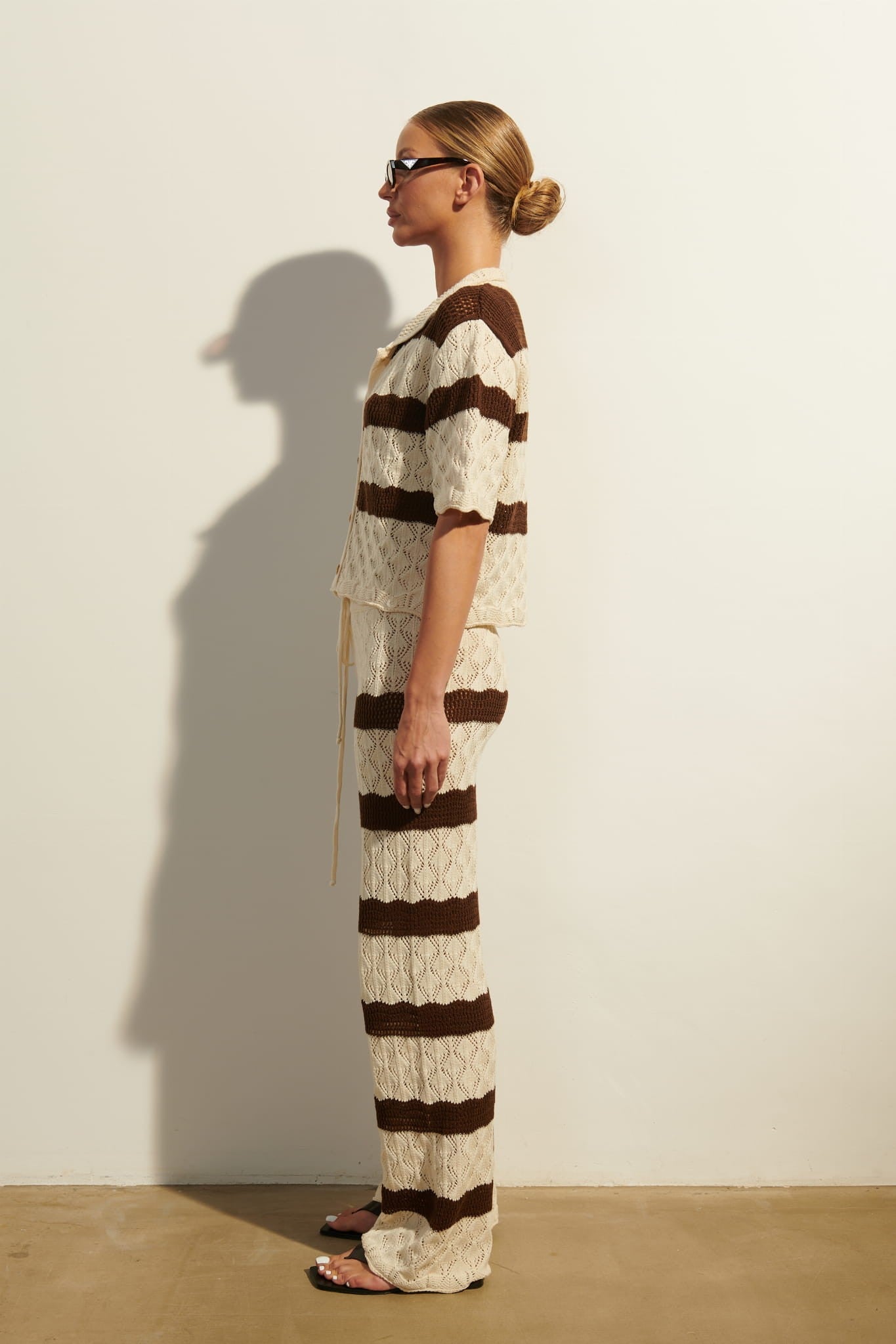 Cream with chocolate Via sweater image 3