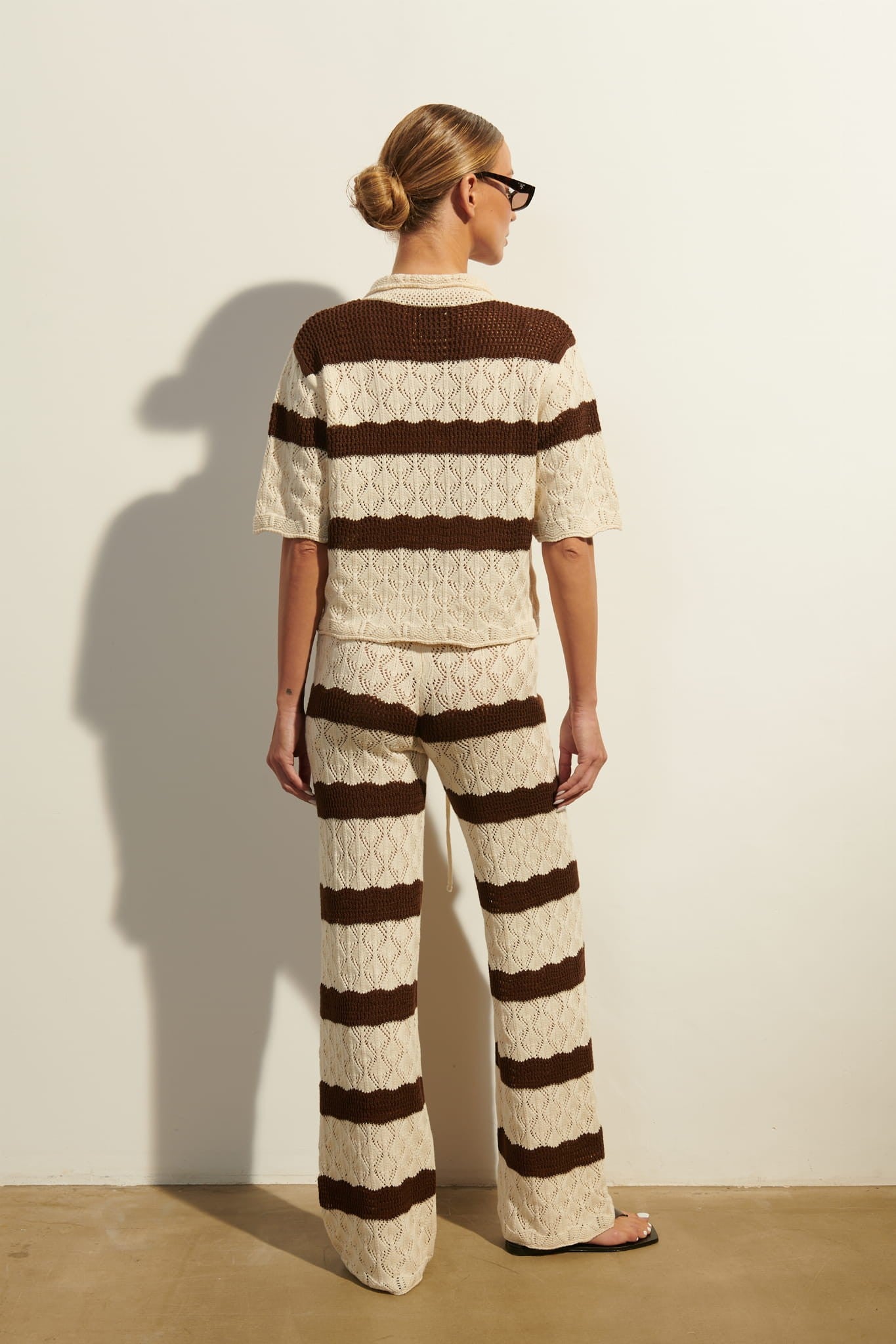 Cream with chocolate Via pants image 4
