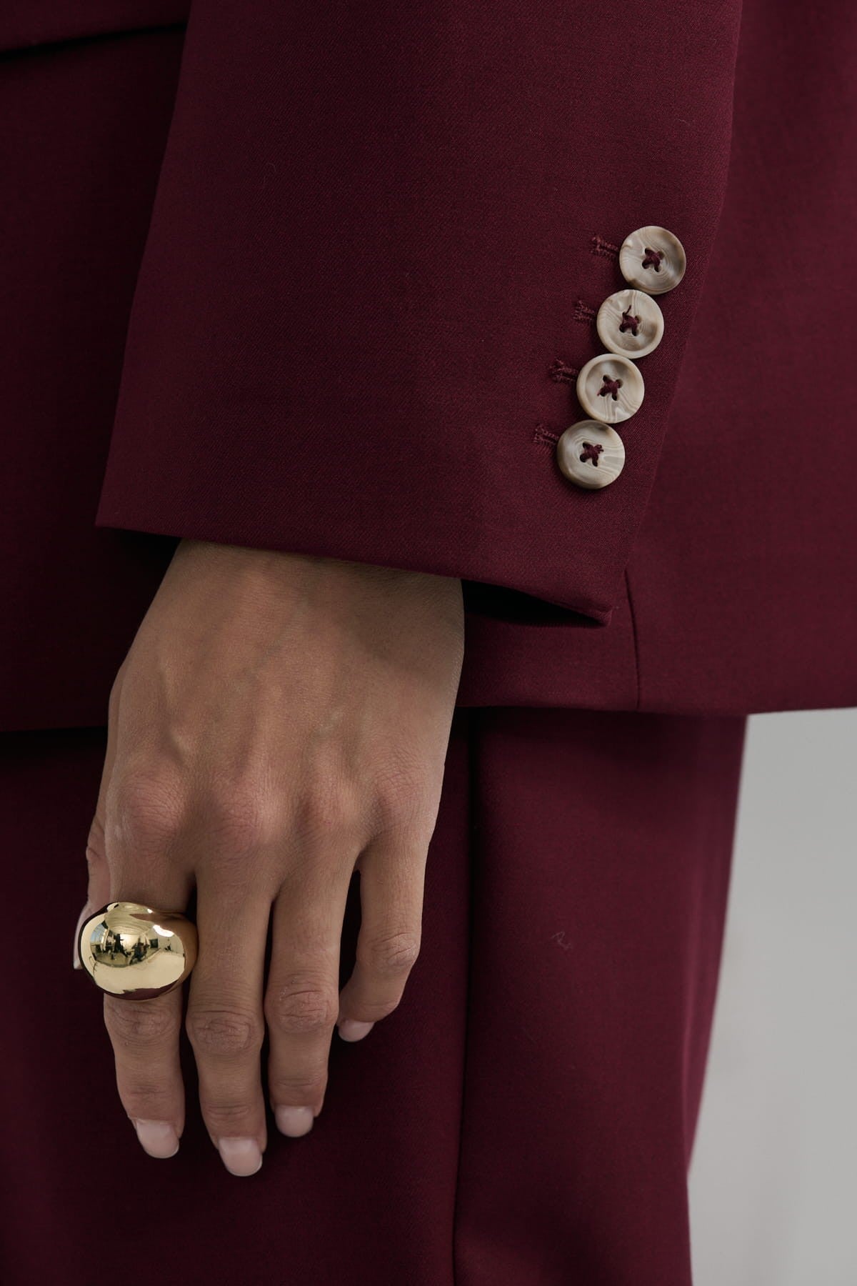 Burgundy Vivien jacket image 2
