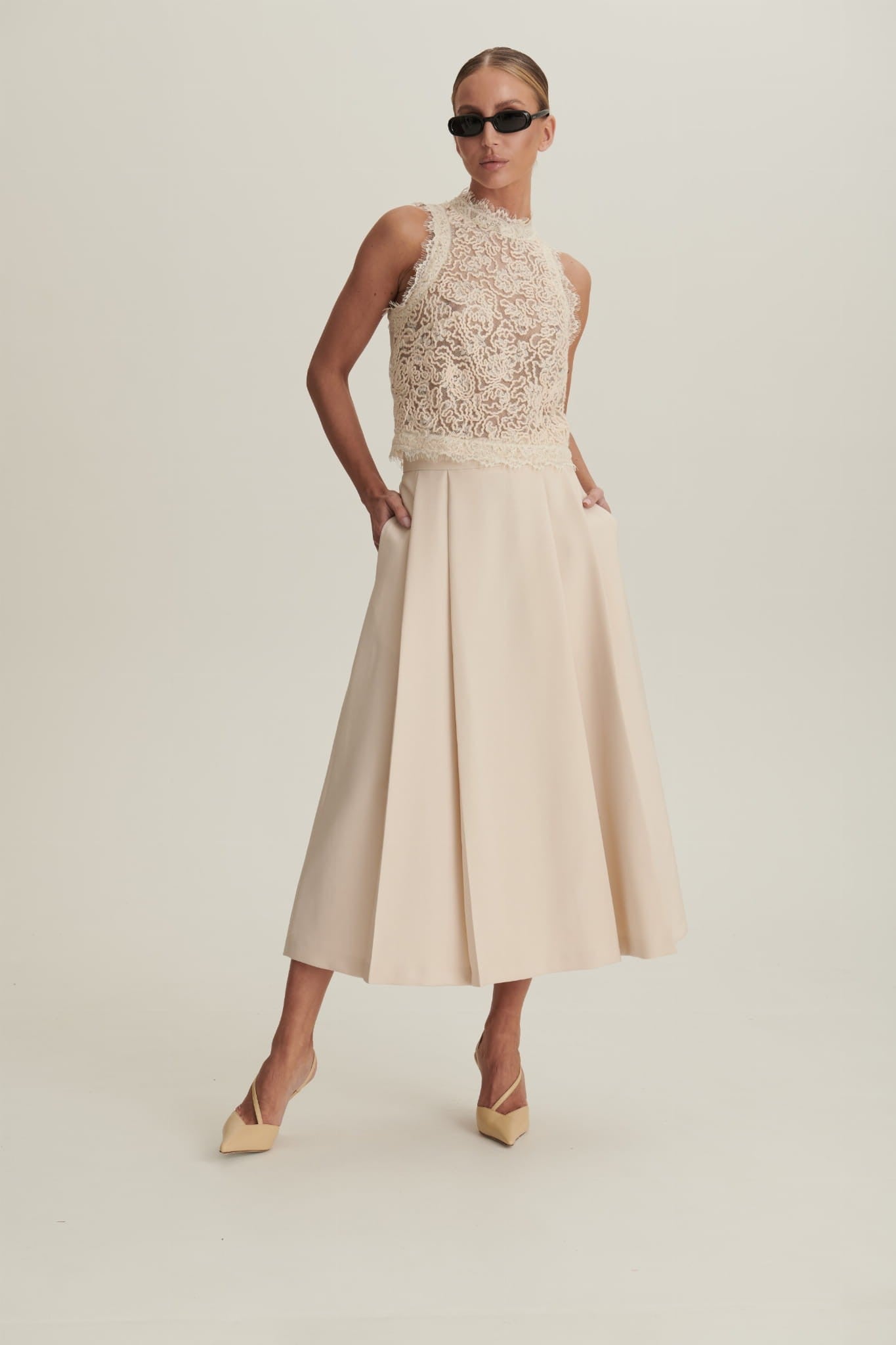 Beige Fiance skirt image 1