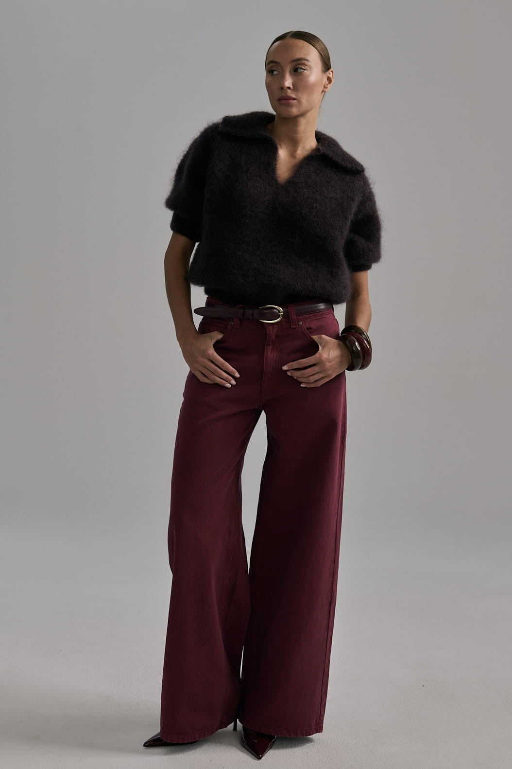 Chocolate Lori sweater image 1