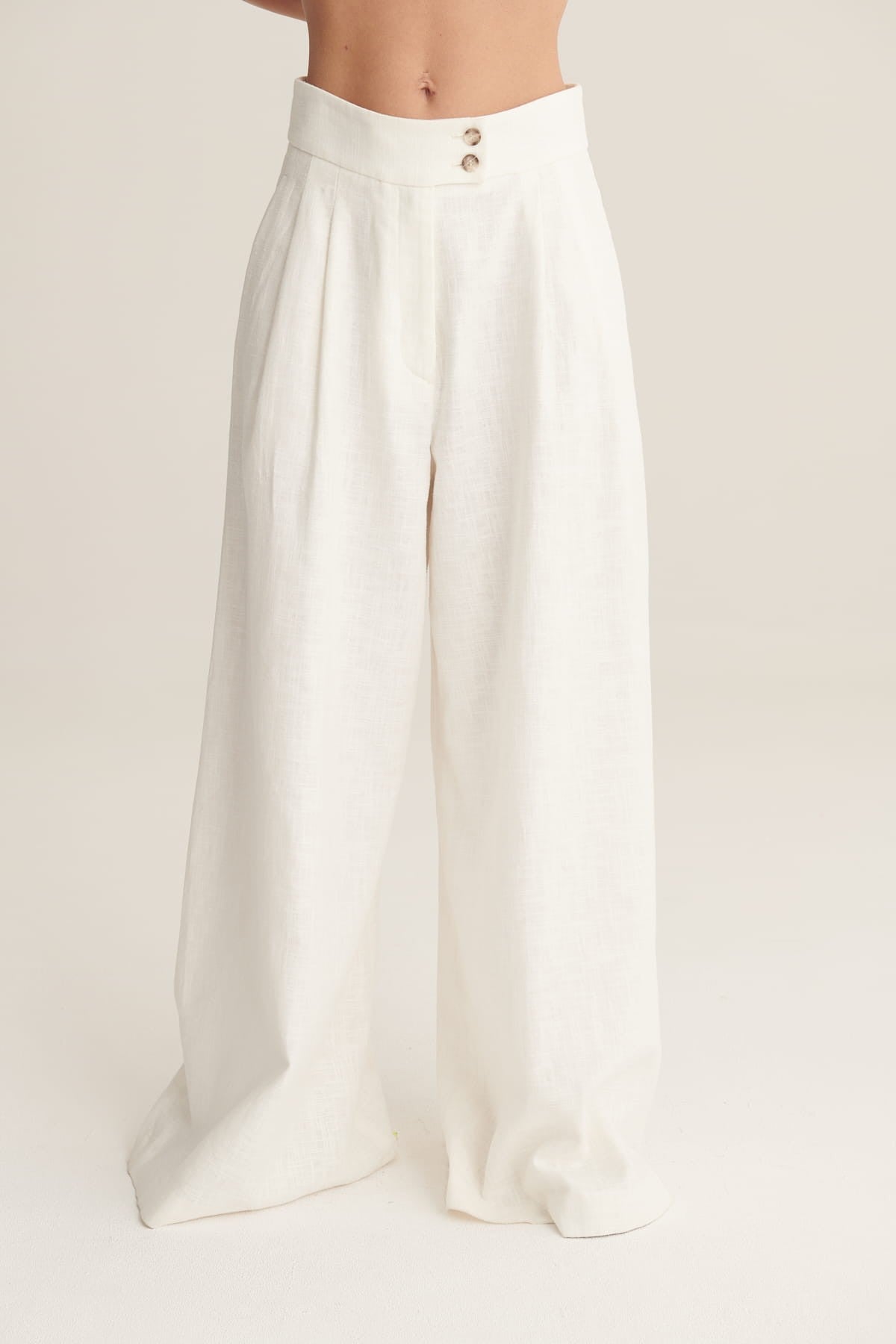 Cream Yara pants image 2