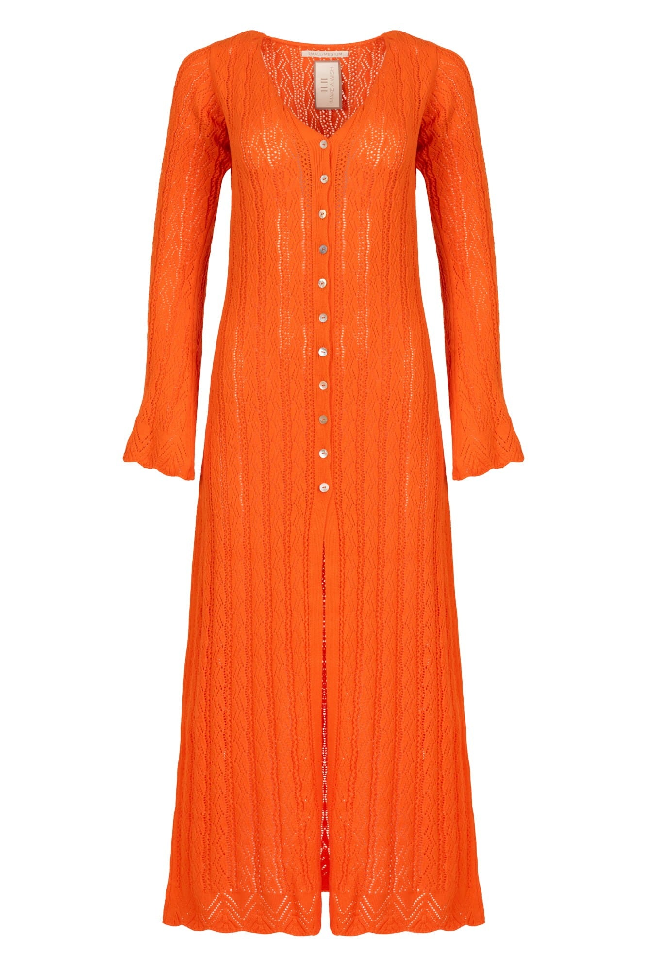 Orange Dress/cardigan Sonia image 1