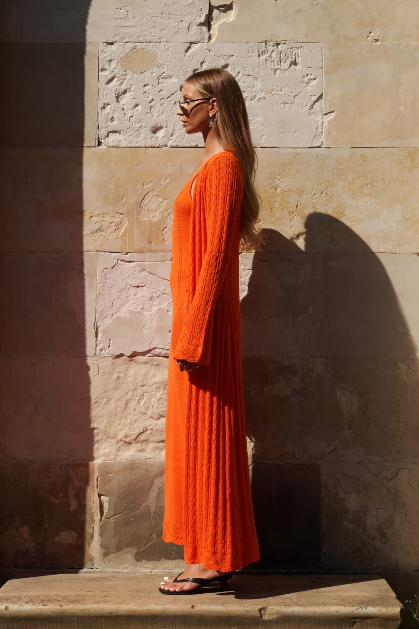 Orange Dress/cardigan Sonia image 5