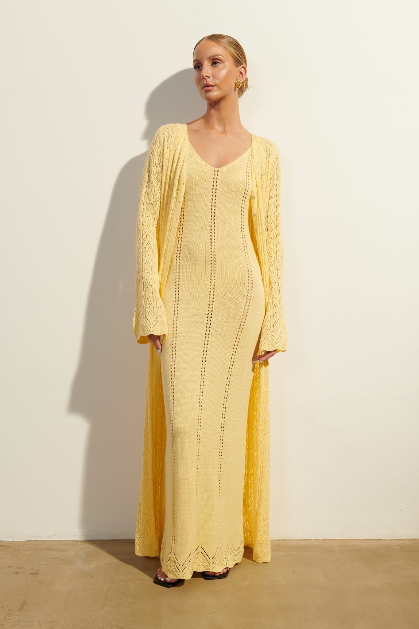 Yellow Dress/cardigan Sonia image 1
