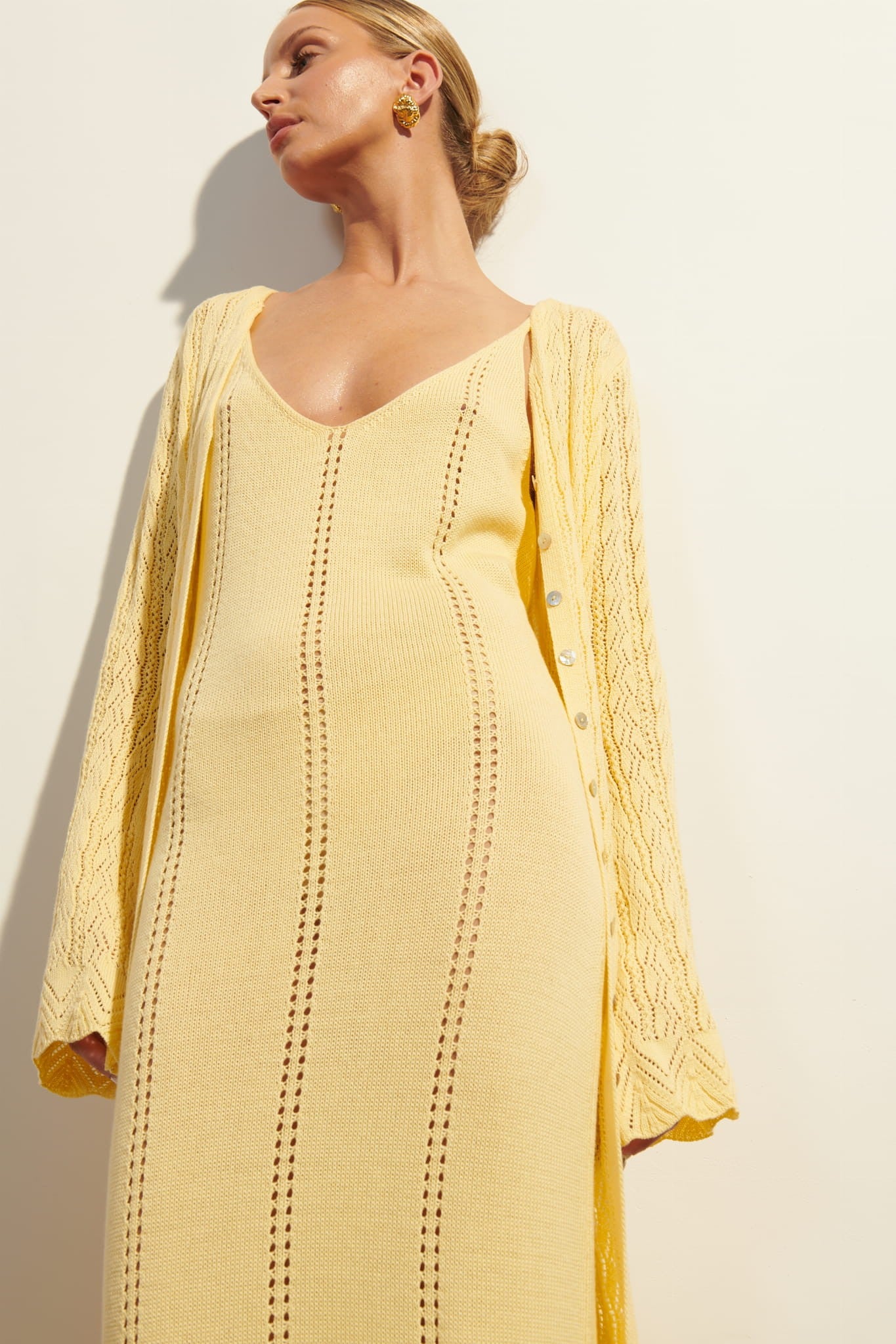 Yellow Dress/cardigan Sonia image 8