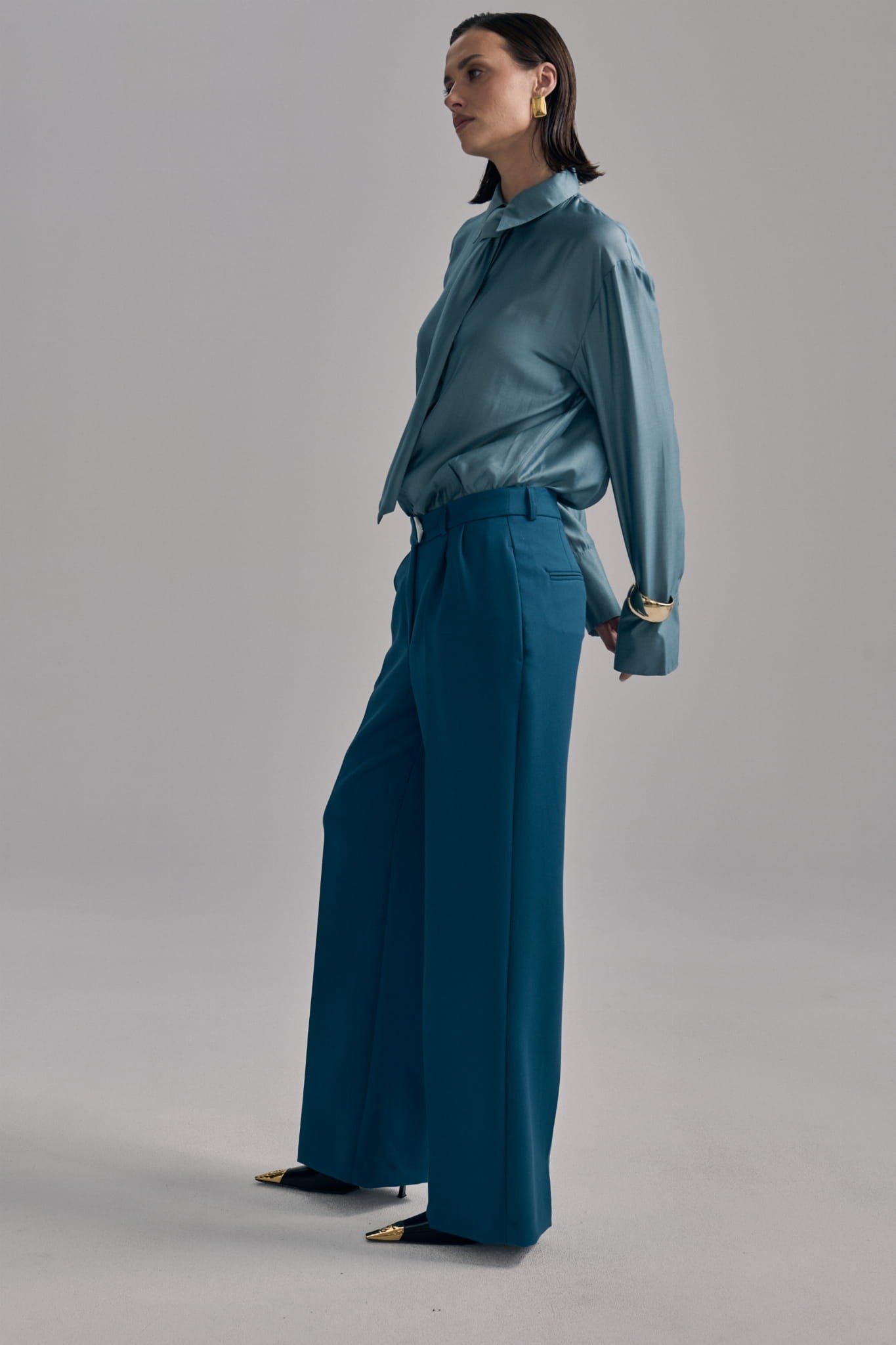 Turquoise Tie shirt image 1