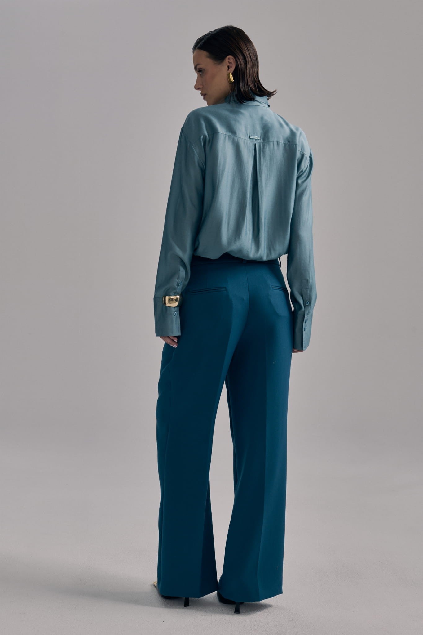 Turquoise Tie shirt image 3