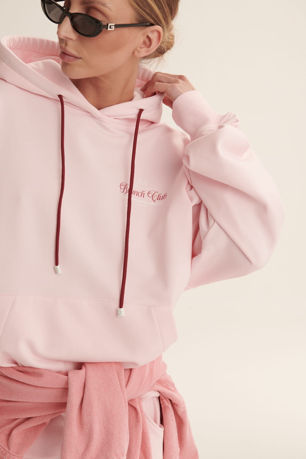 Soft pink Brunch sweatshirt image 5