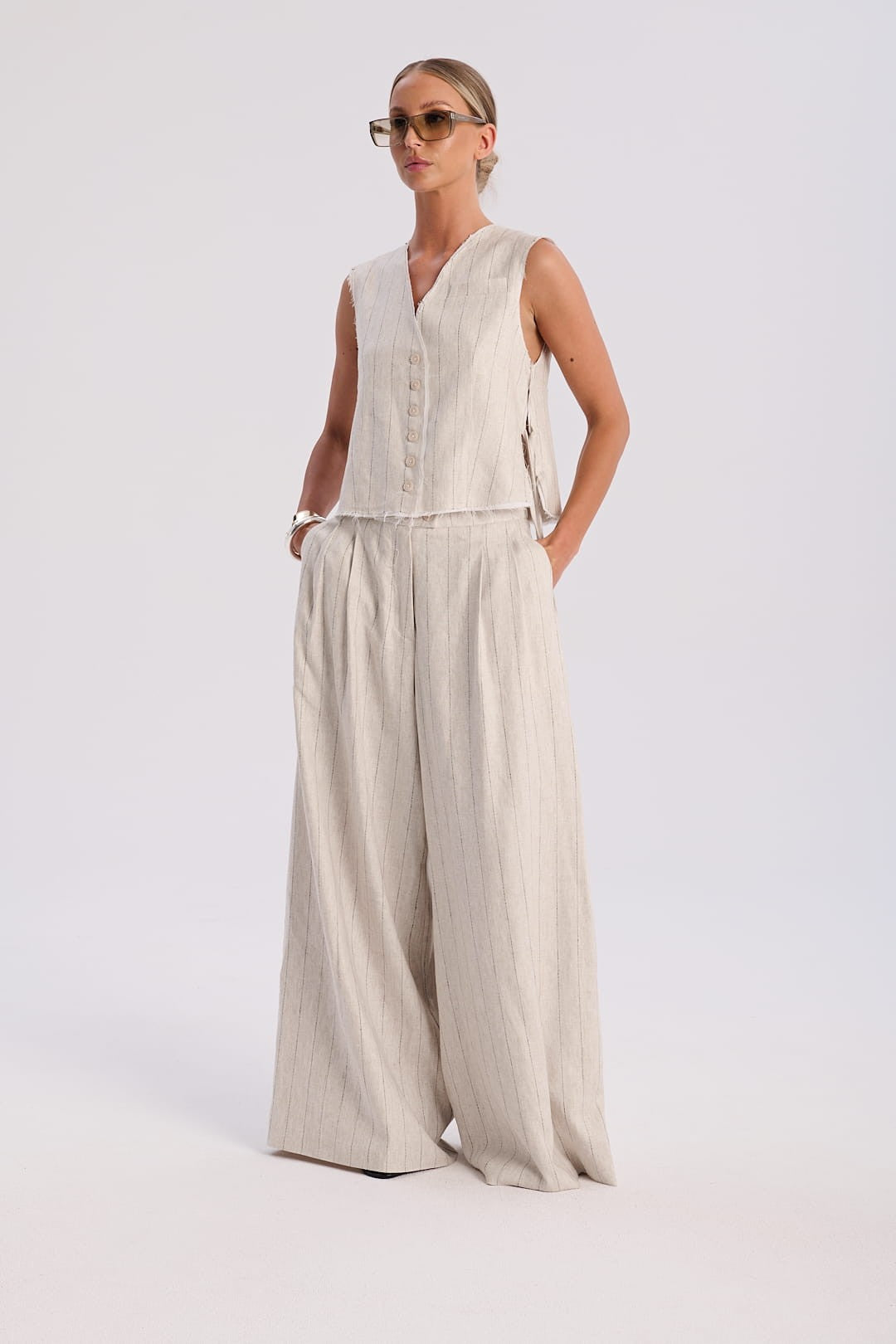 Melange grey Bonie vest Tenis image 1