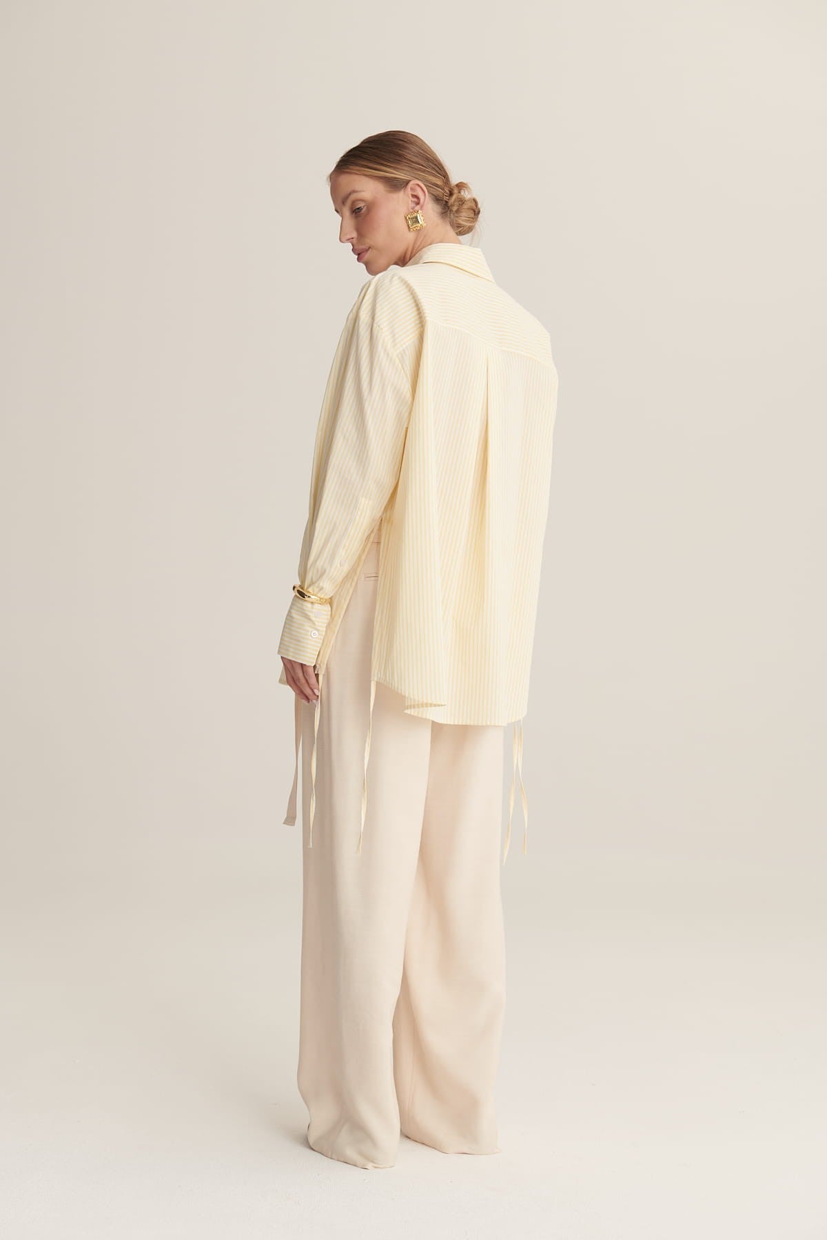 Yellow with cream Giulia shirt image 4