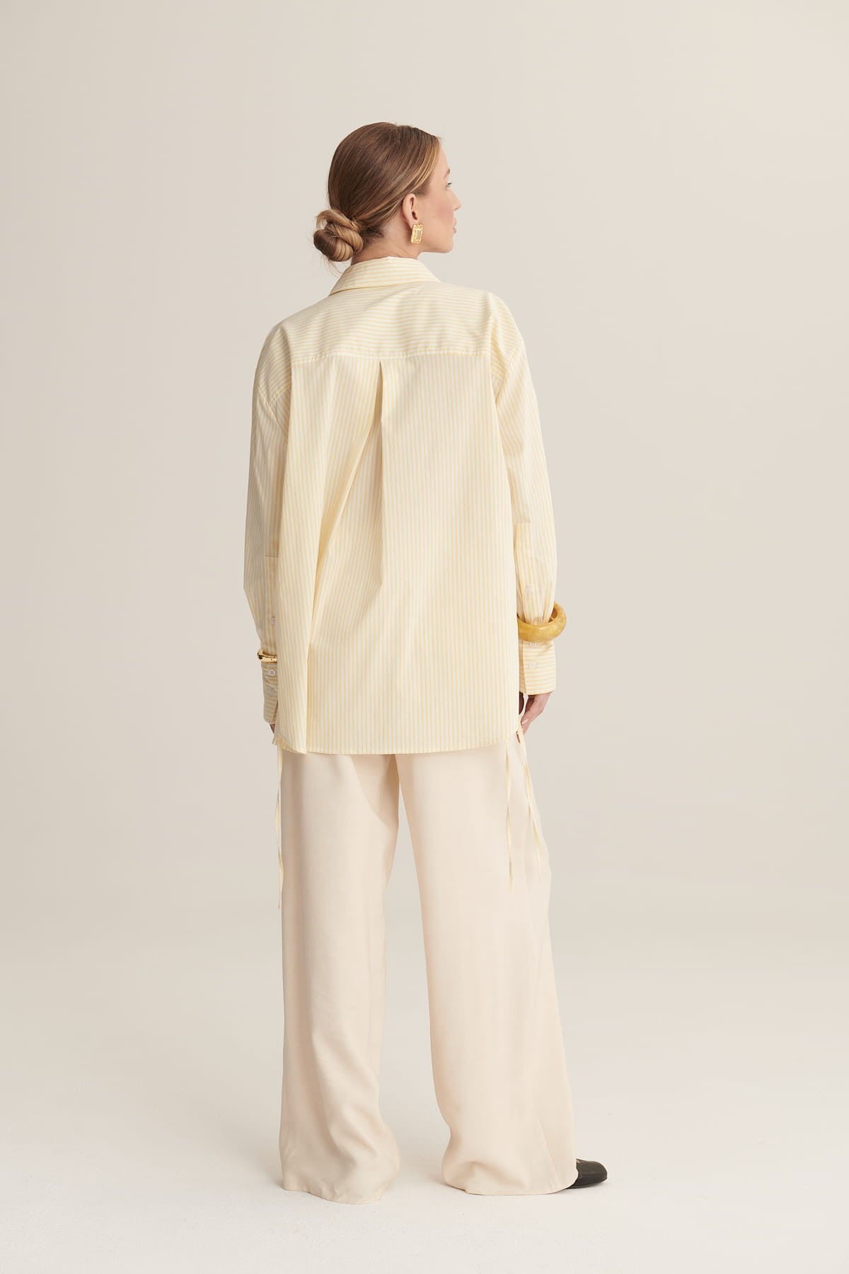 Yellow with cream Giulia shirt image 5