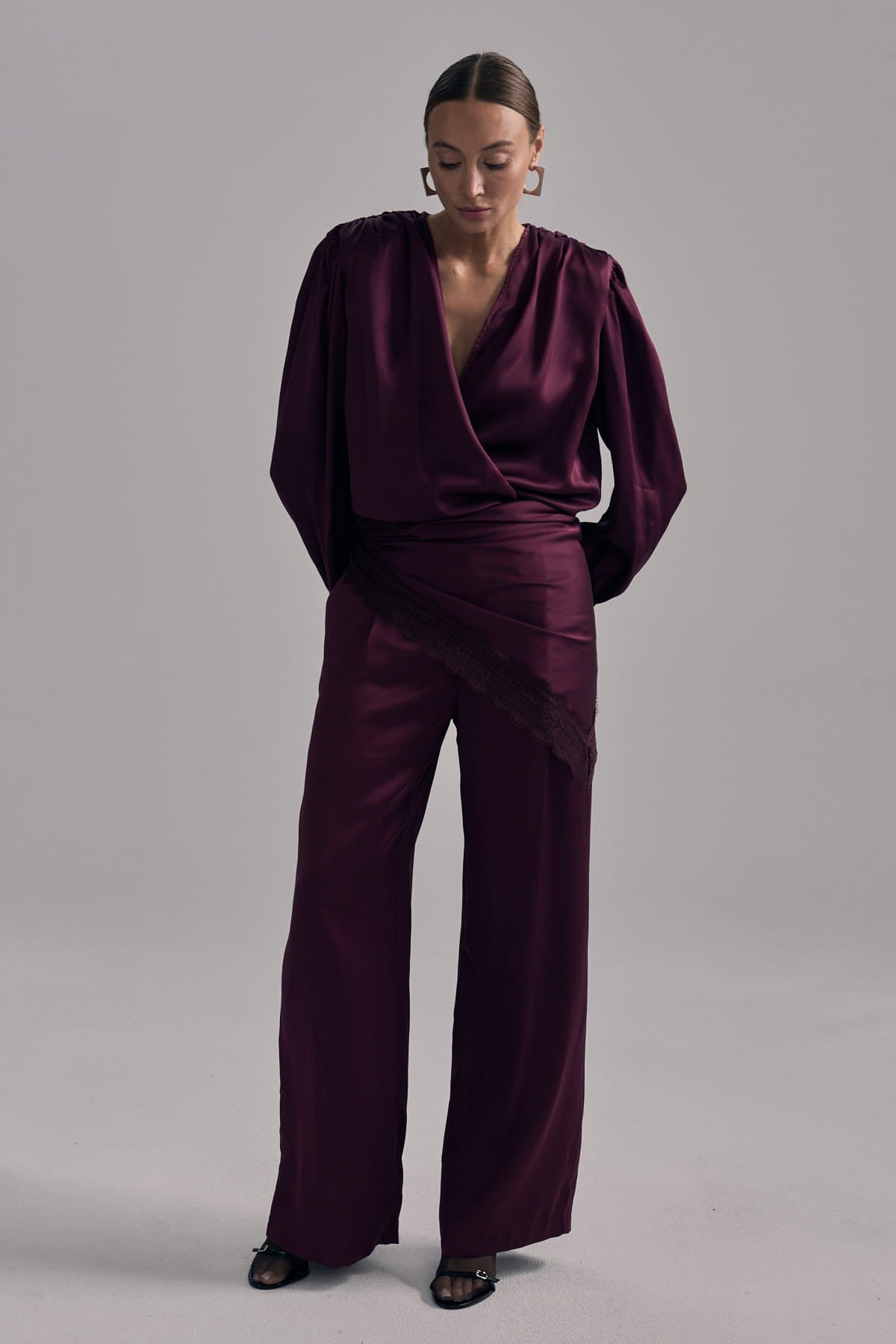 Burgundy Pants Chloe 2.0 image 1