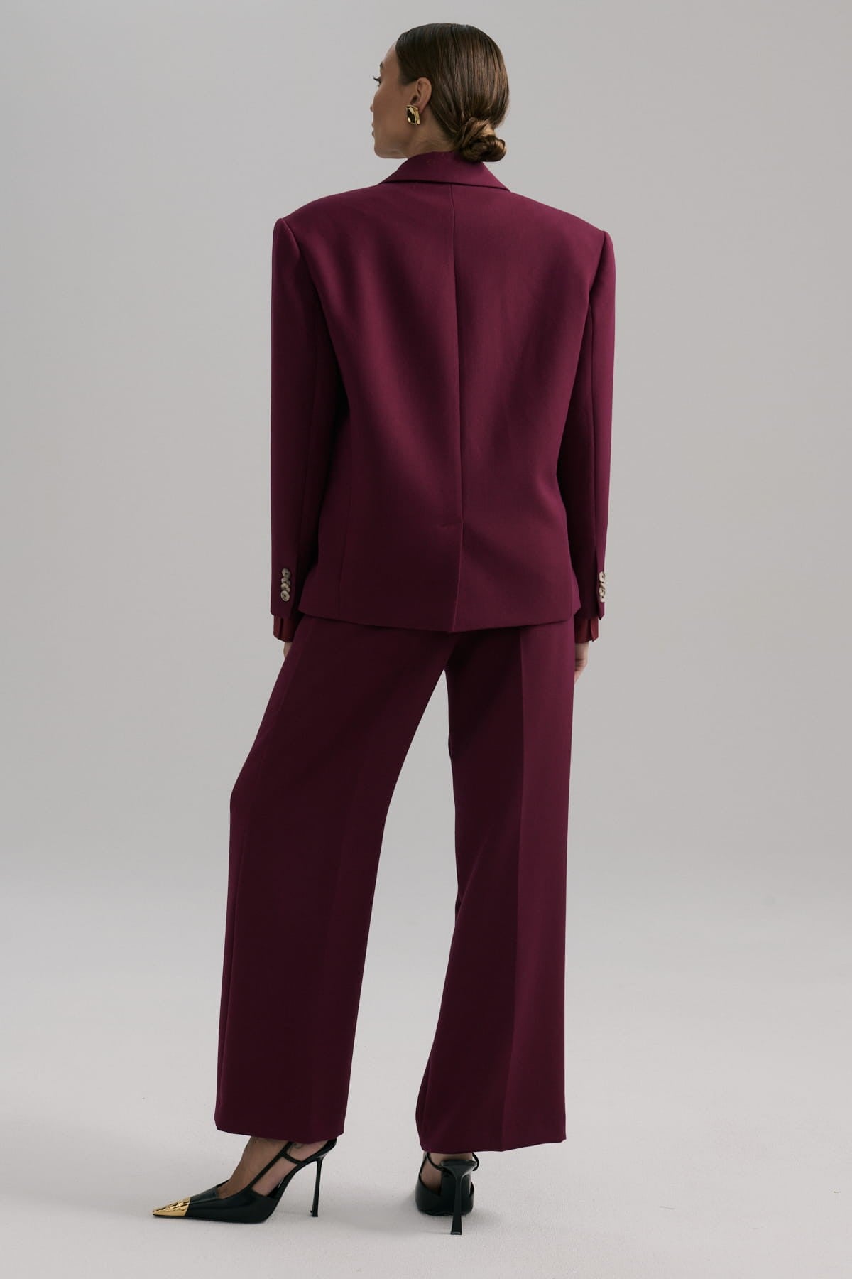 Burgundy Aurora pants image 3