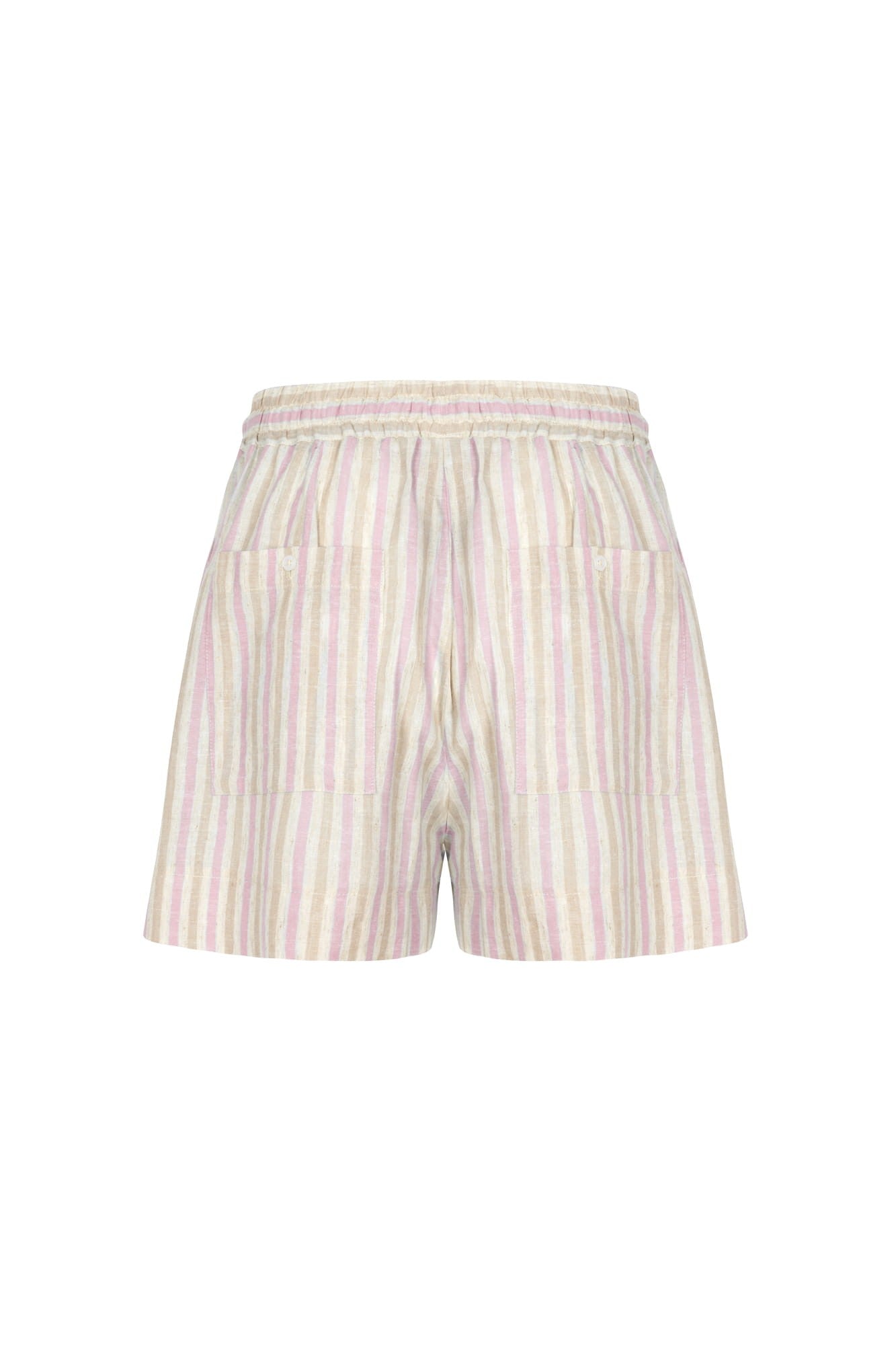 Beige with pink Maree shorts image 2
