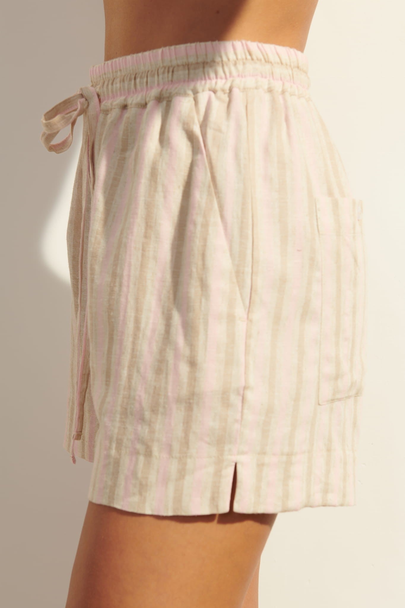 Beige with pink Maree shorts image 9