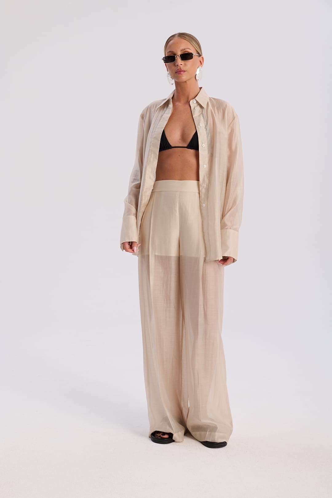 Beige Aire pants image 5