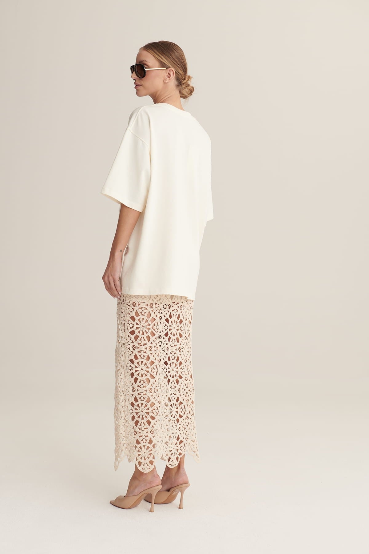 Cream T shirt Fiora image 2
