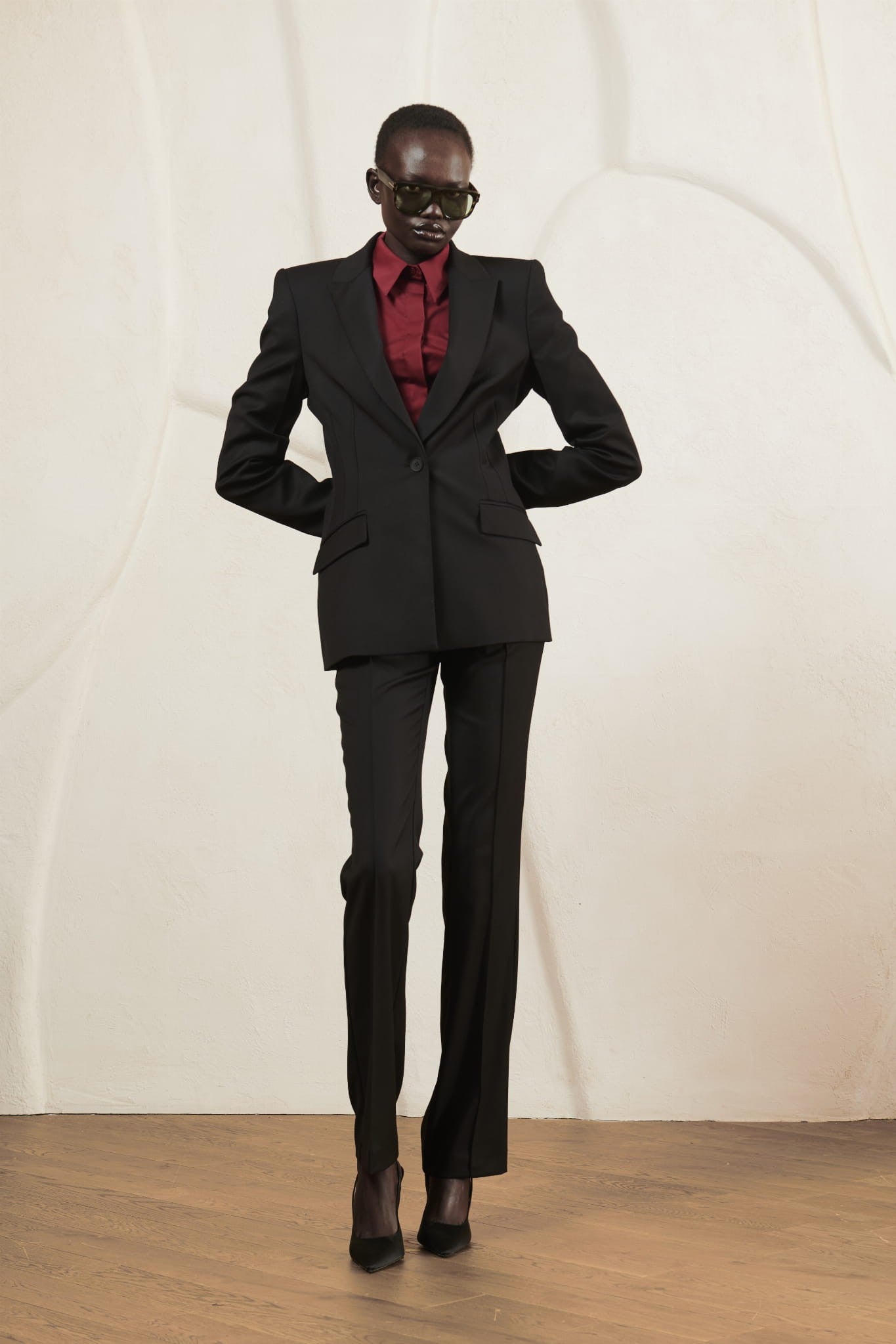 Black Flare pants image 2