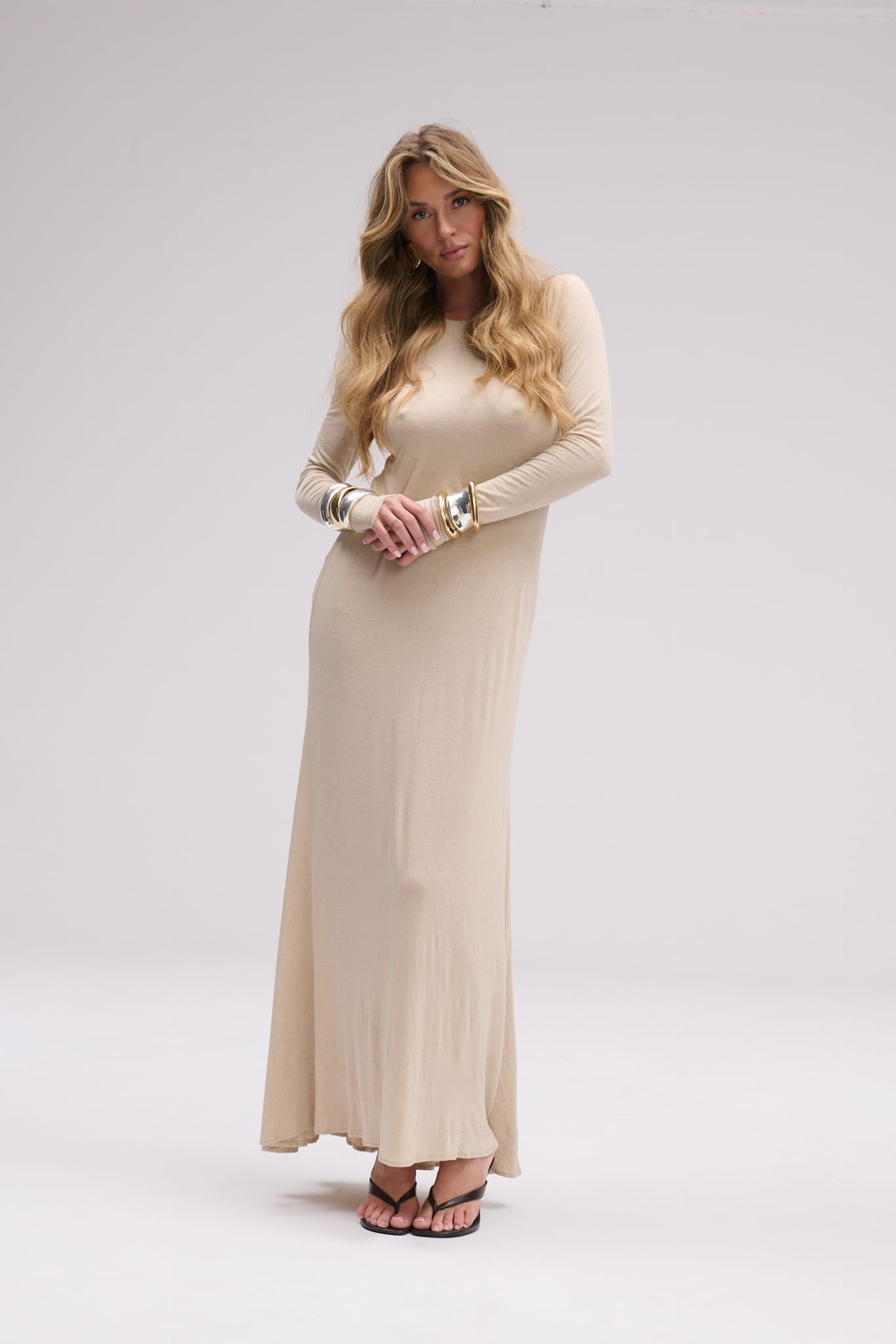 Beige Dress Sofi image 4