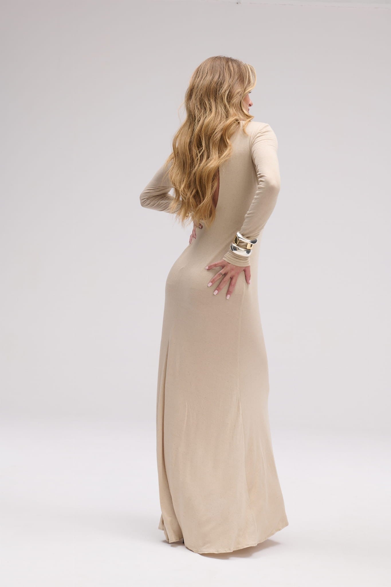 Beige Dress Sofi image 5