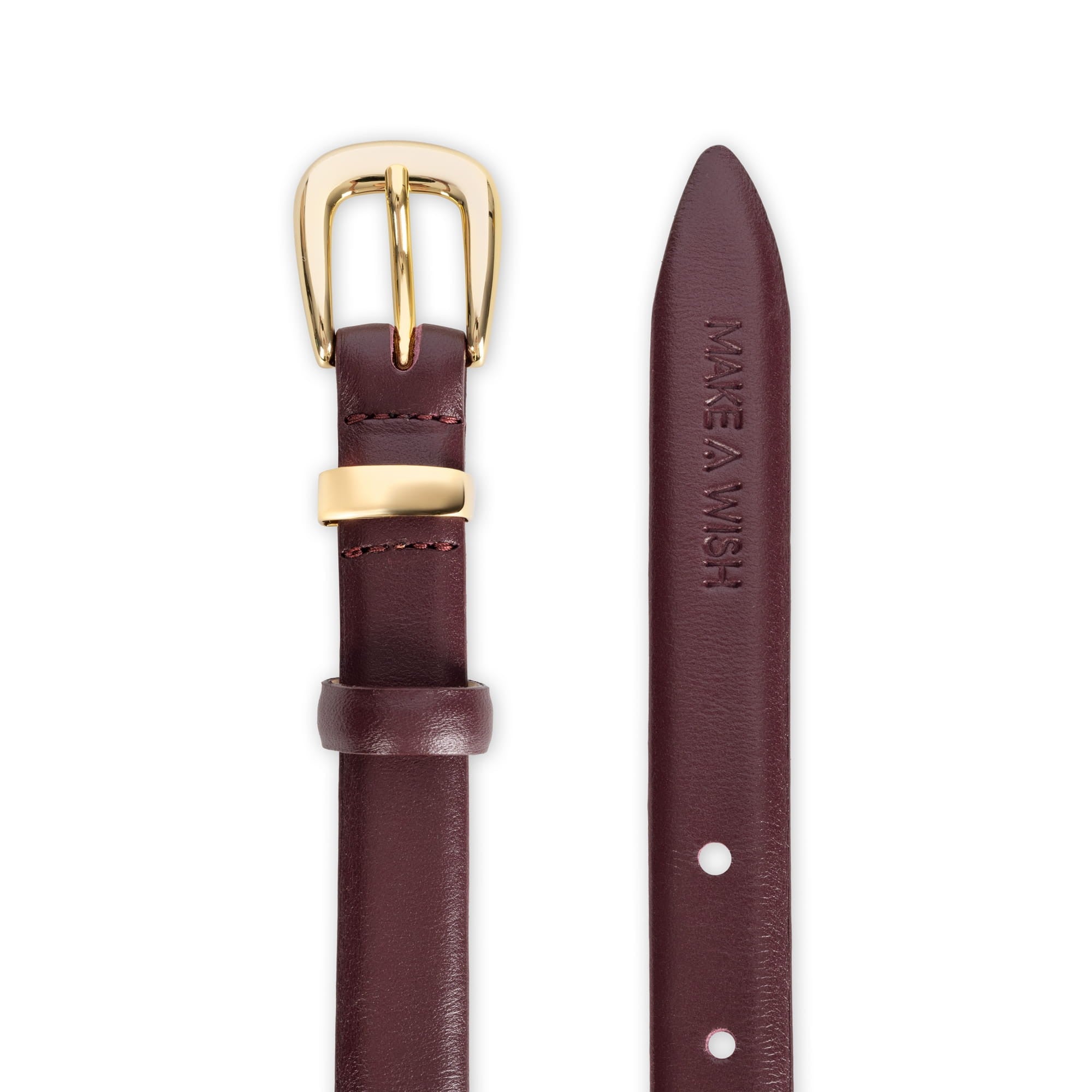 Burgundy Bianka belt image 2