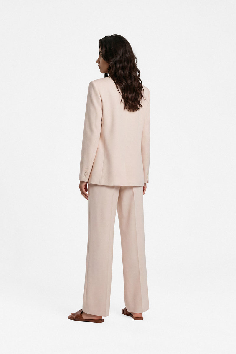 Tailored high waisted trousers