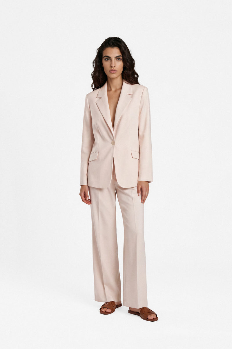 Tailored high waisted trousers