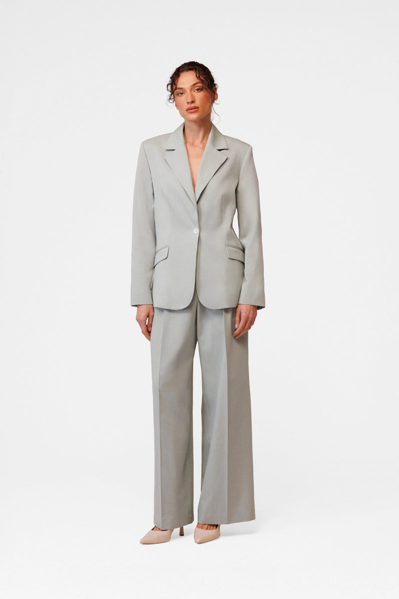 Tailored high waisted trousers