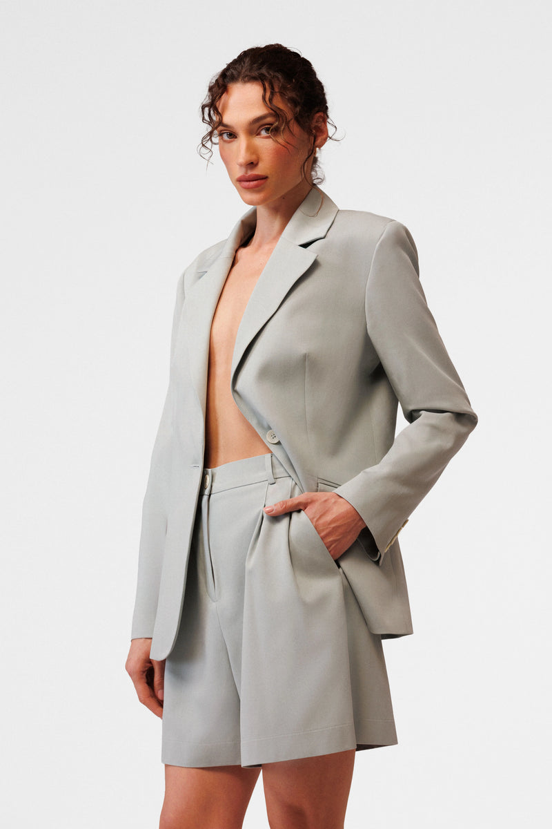Tailored high waisted shorts